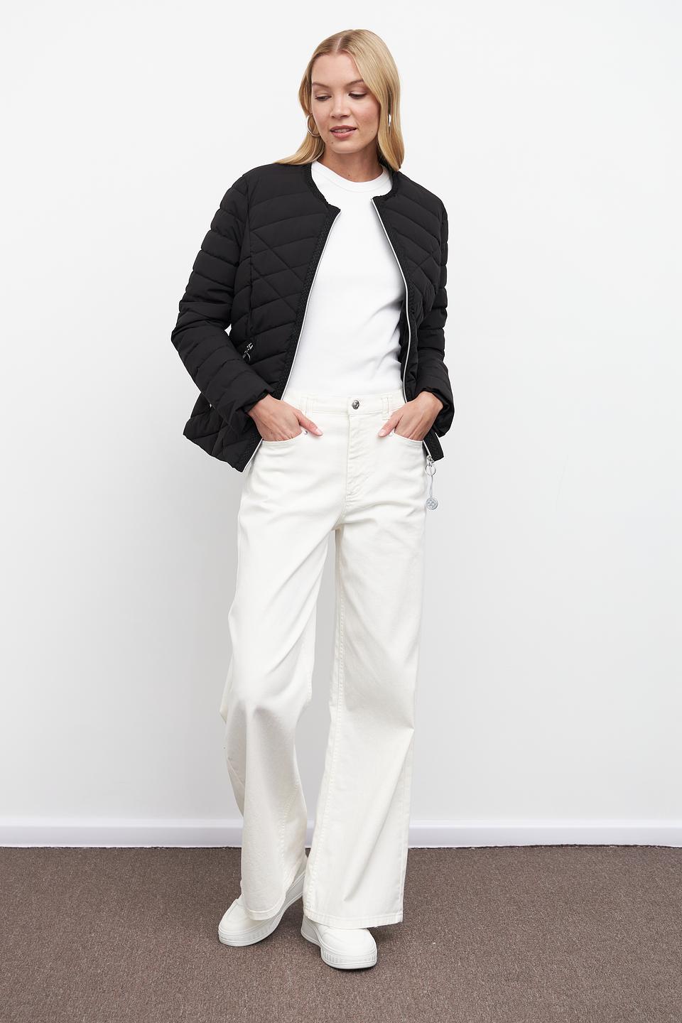 Куртка District стеганая чёрная