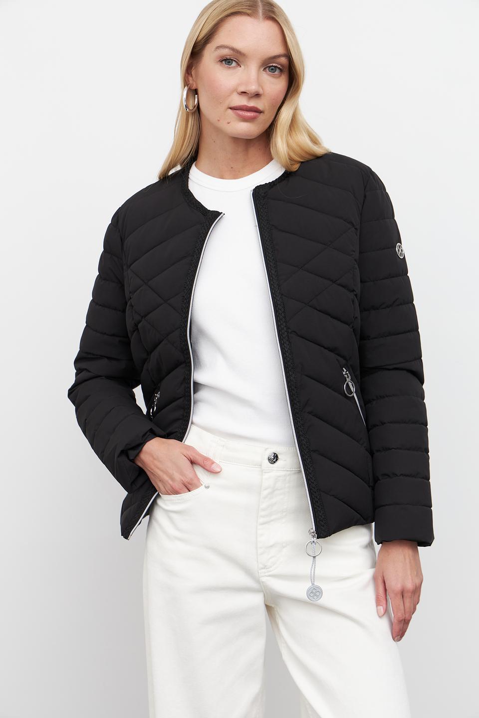 Куртка District стеганая чёрная