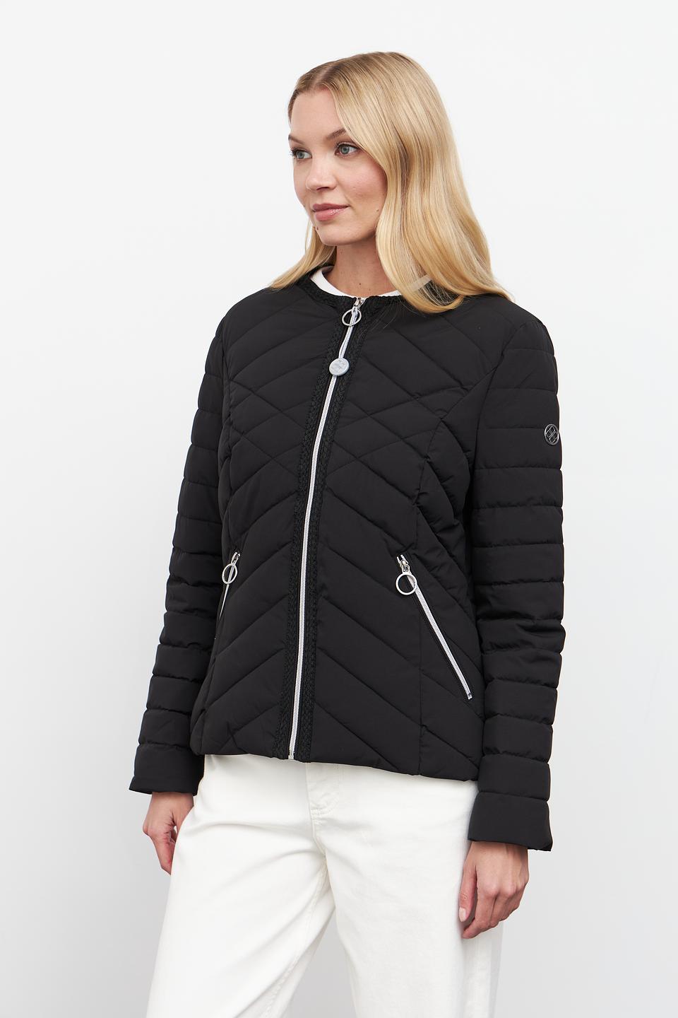 Куртка District стеганая чёрная