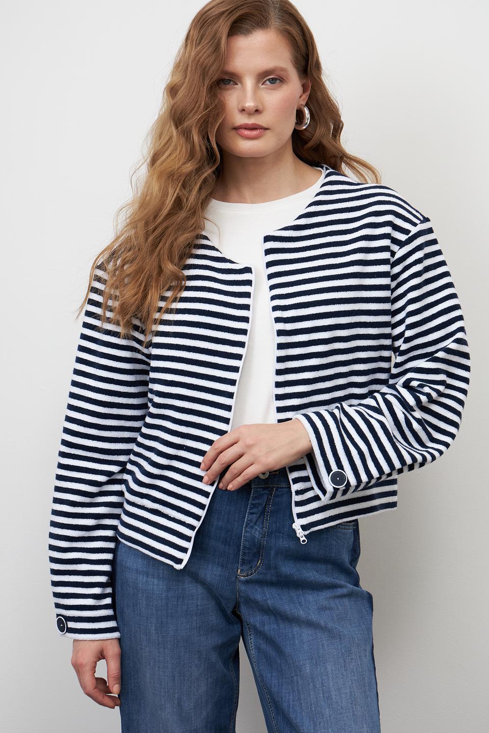 Жакет Pezzo в полоску