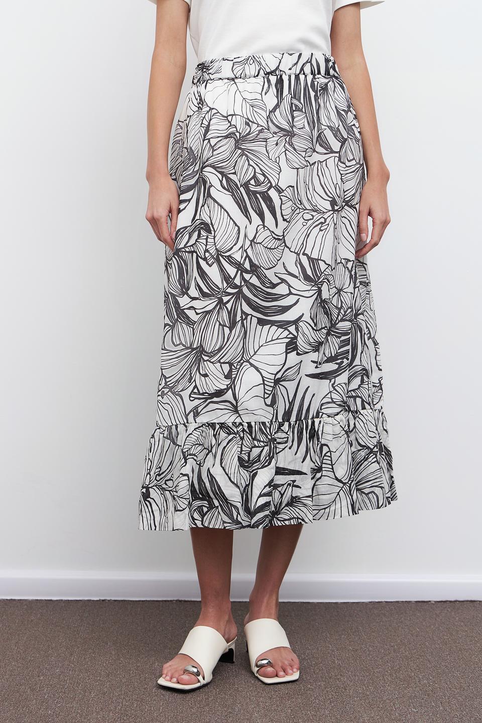 Юбка Pezzo с цветочным принтом