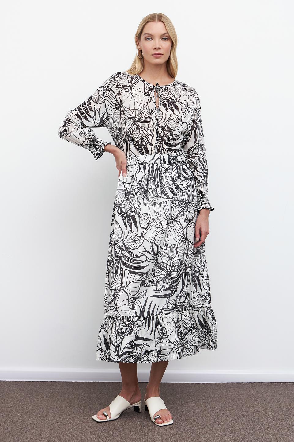 Юбка Pezzo с цветочным принтом