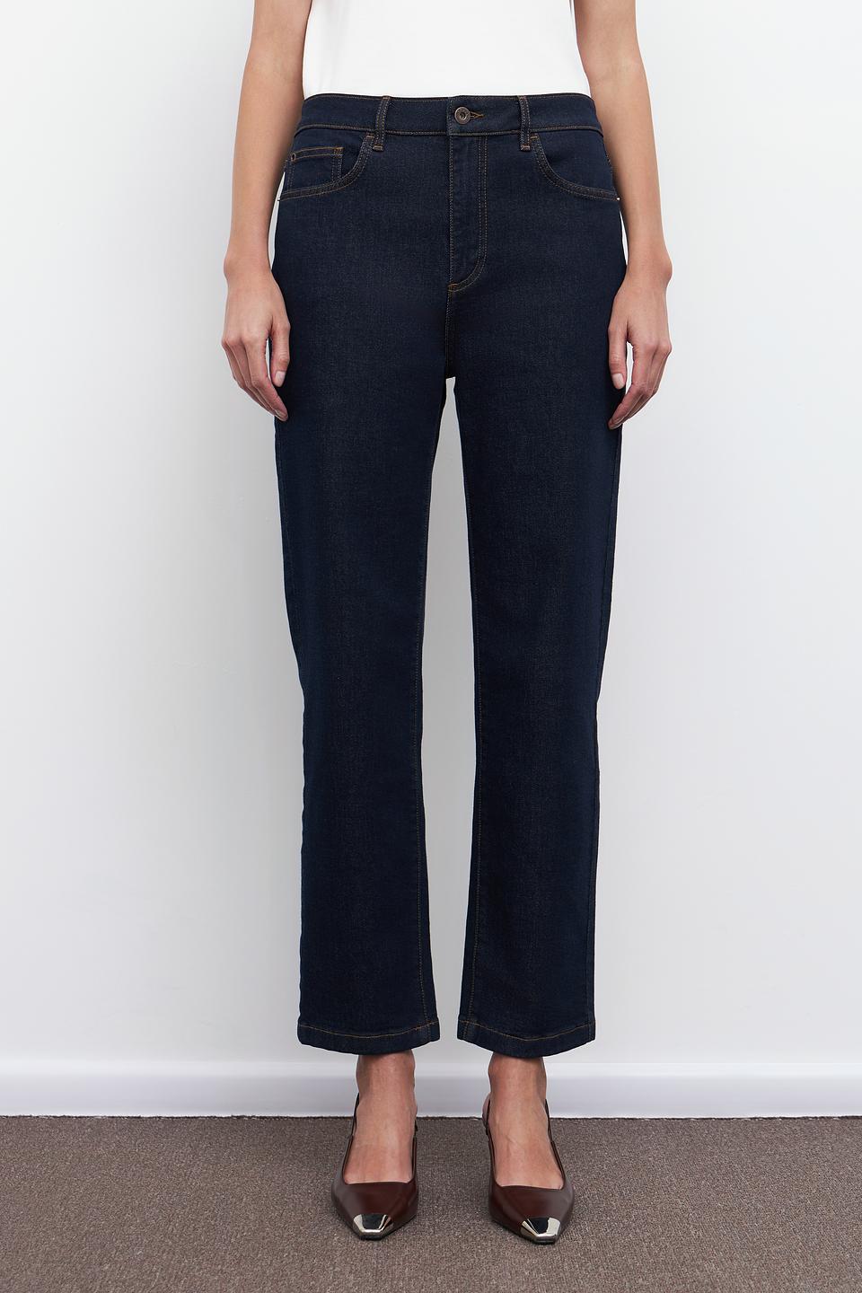 Джинсы Pezzo тёмно-синие прямые