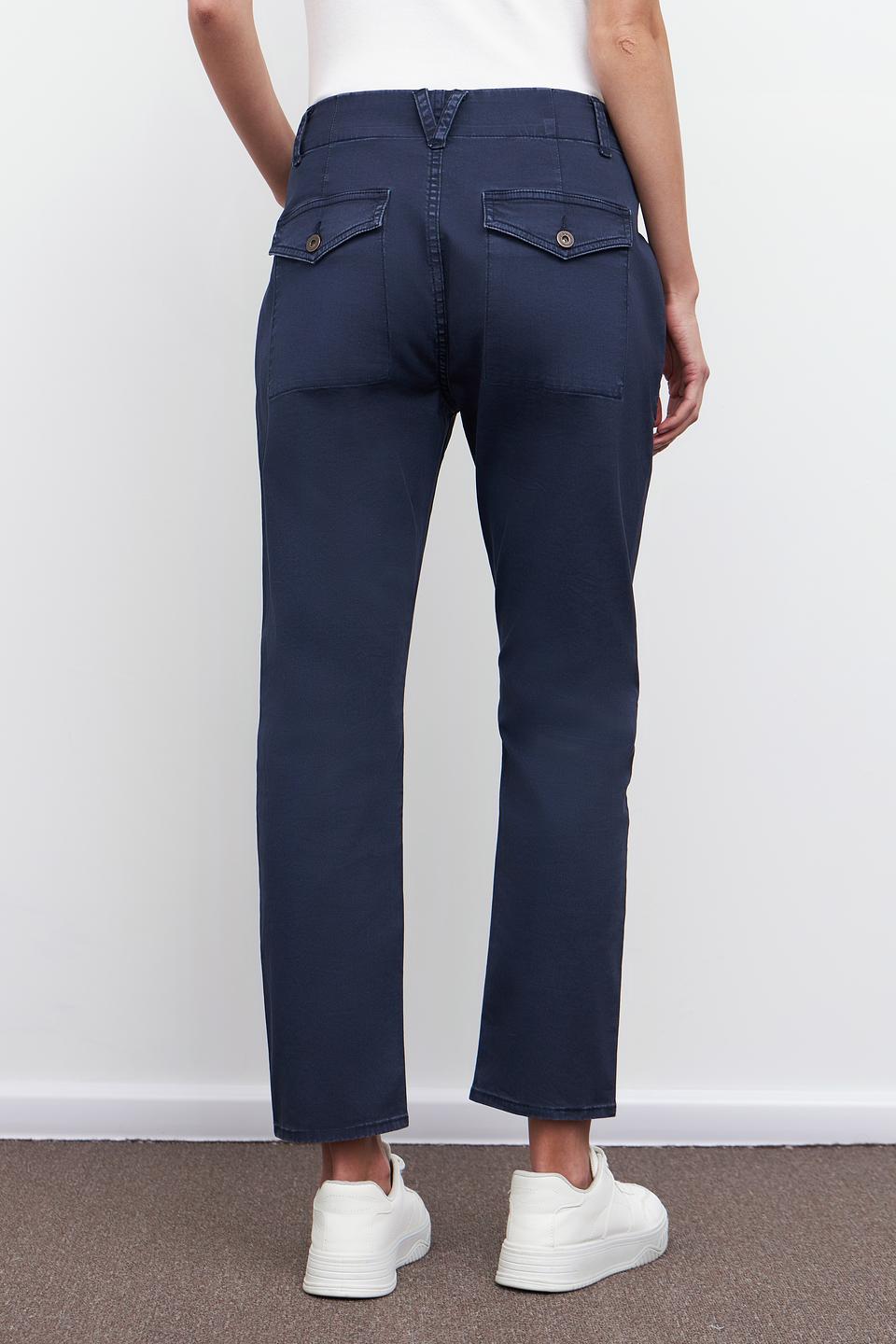 Брюки клёш Pezzo тёмно-синие