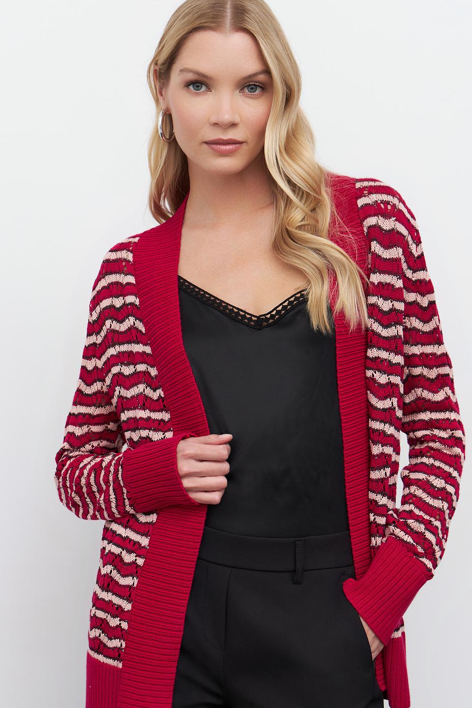 Жакет Pezzo вязаный красный