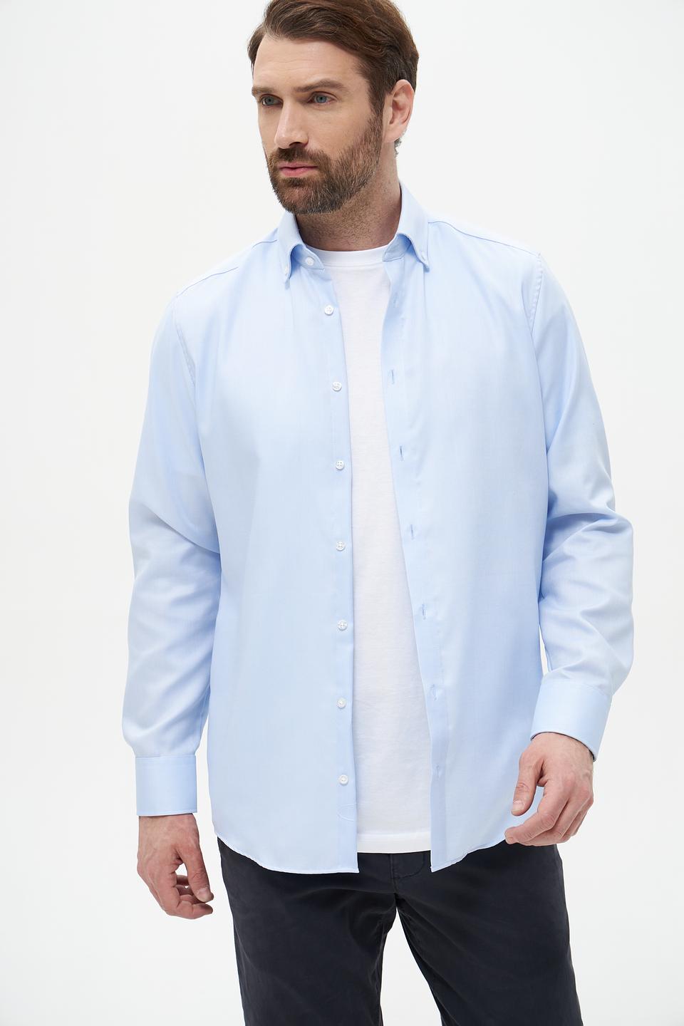 Рубашка Venti men голубая