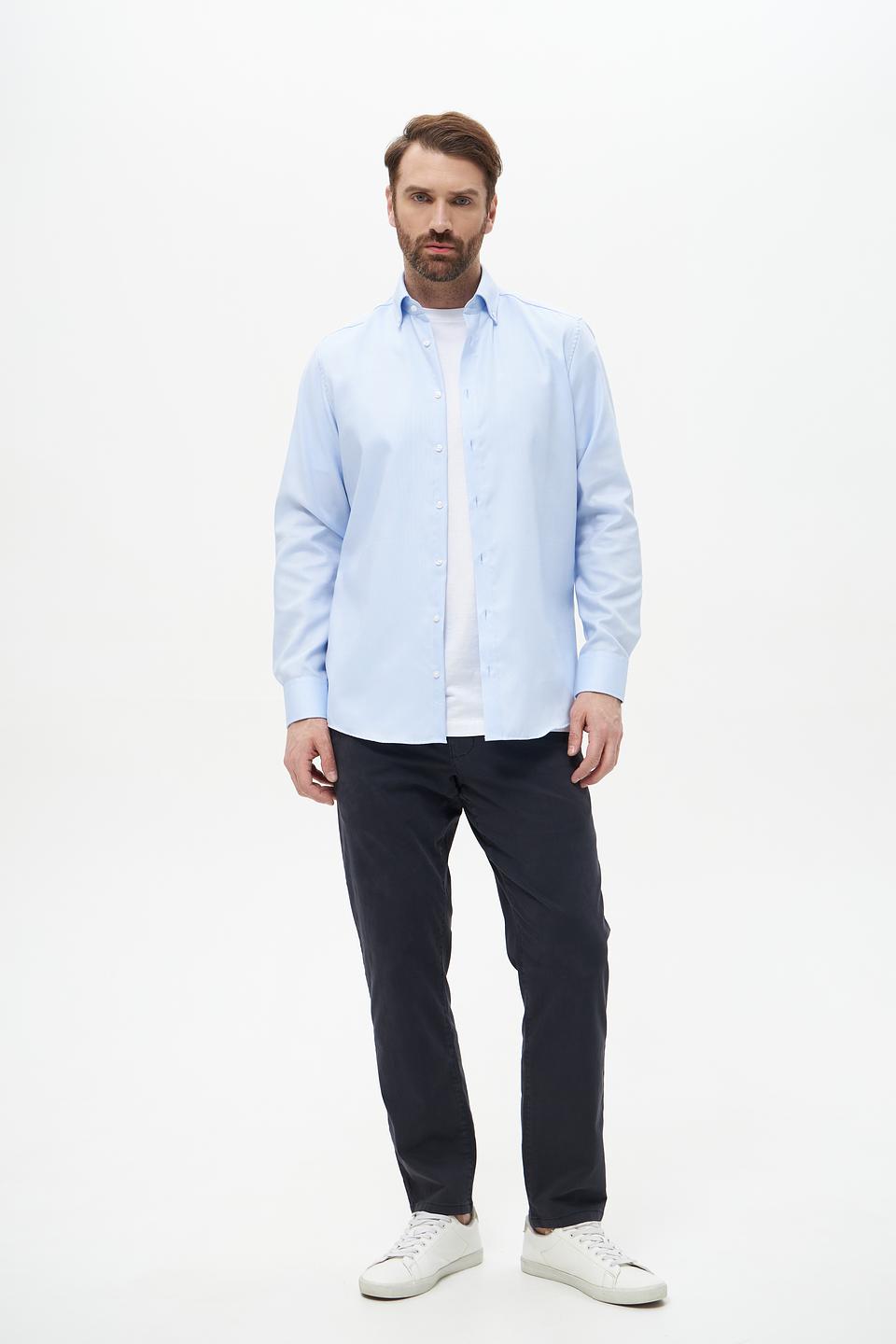 Рубашка Venti men голубая