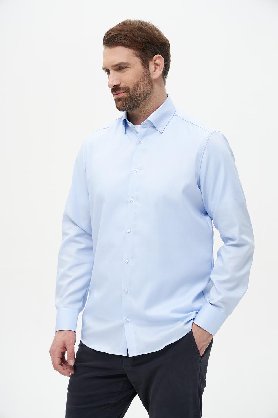 Рубашка Venti men голубая