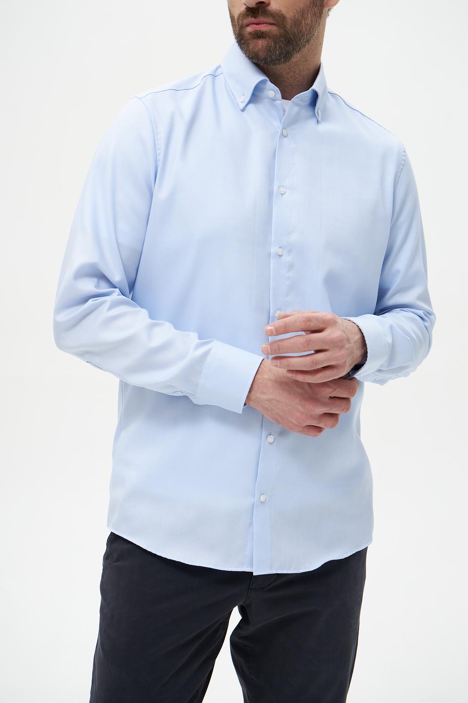 Рубашка Venti men голубая
