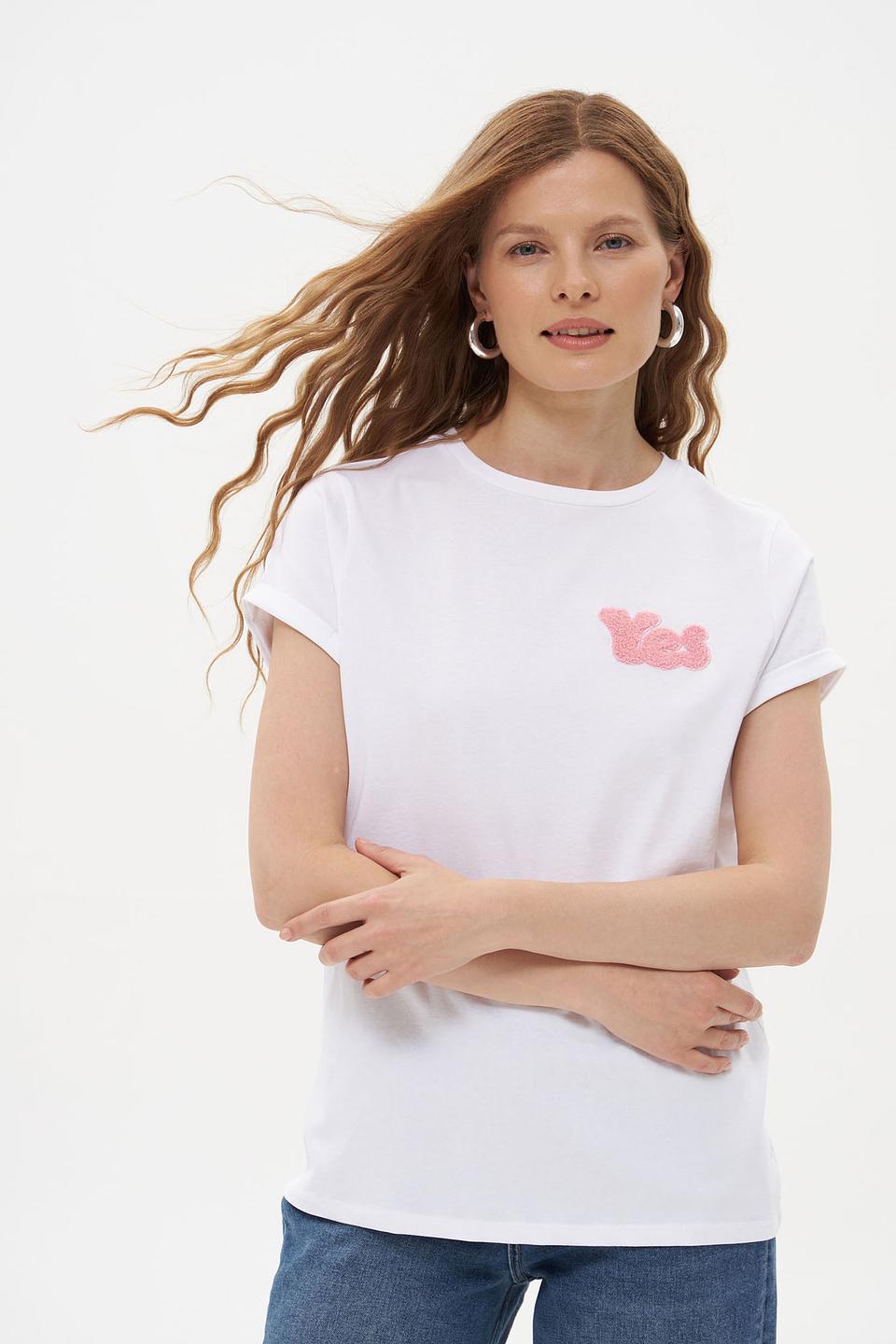 Футболка Pezzo с надписью Yes