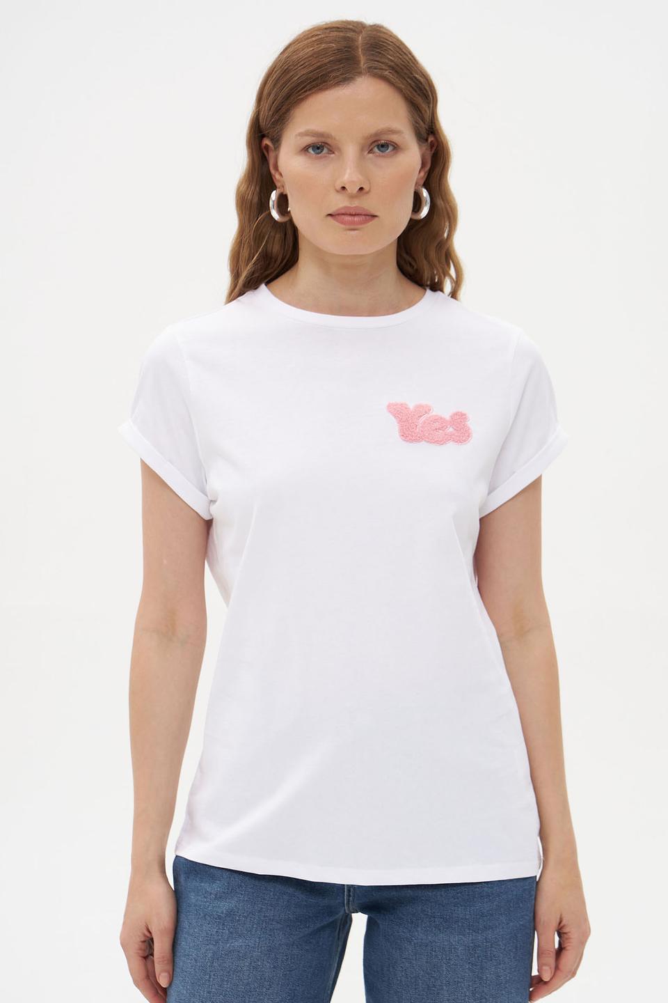 Футболка Pezzo с надписью Yes