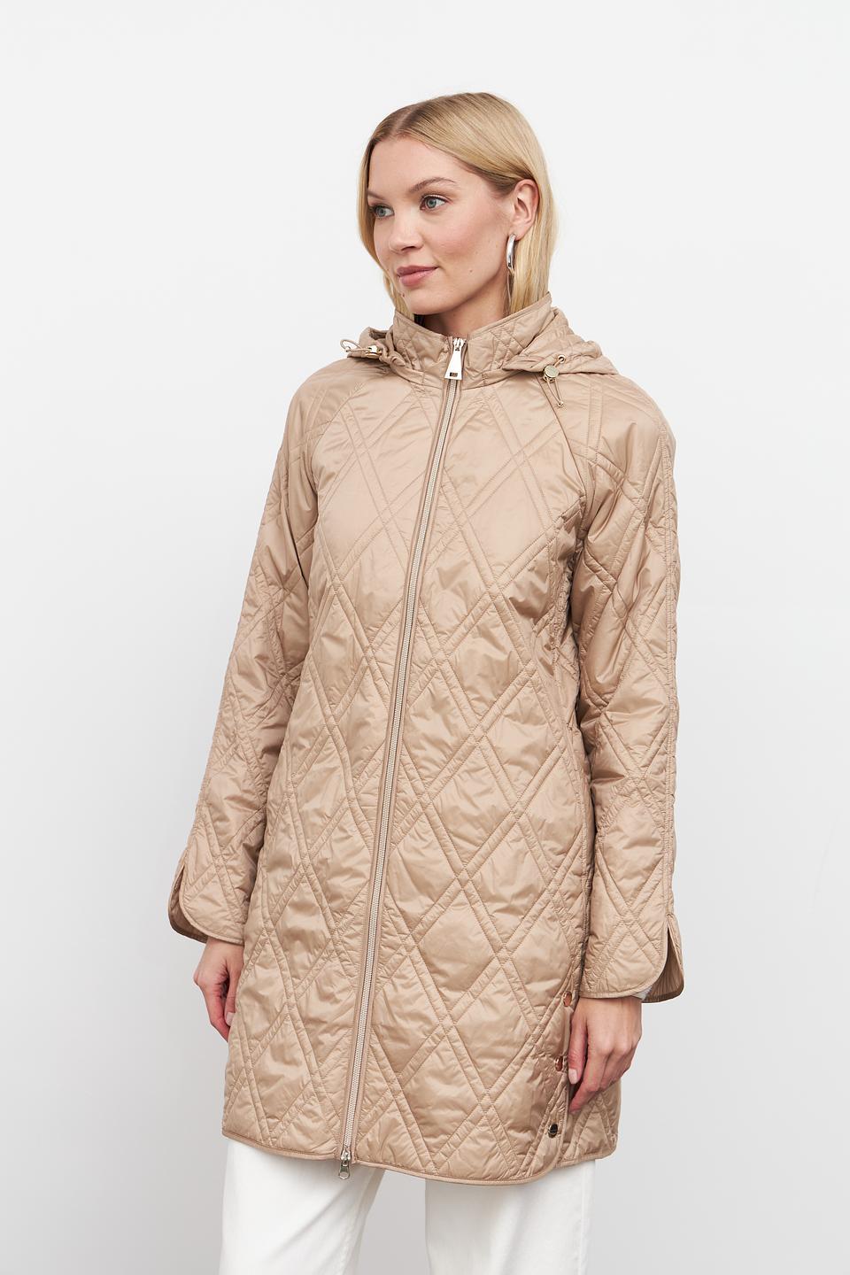 Пальто стеганое Betty Barclay бежевое