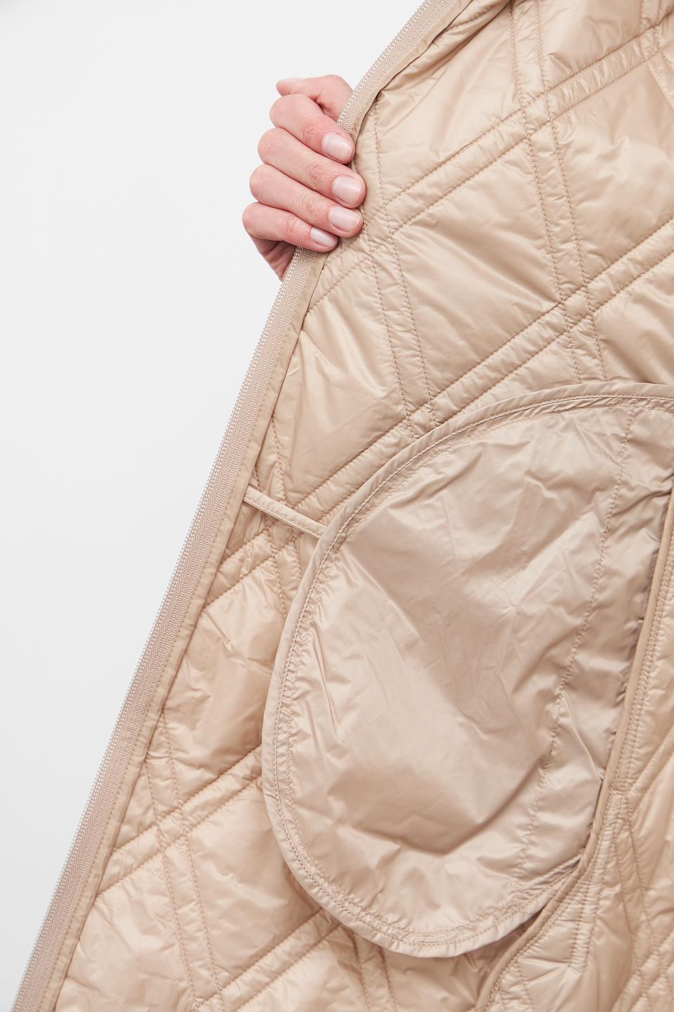 Пальто стеганое Betty Barclay бежевое