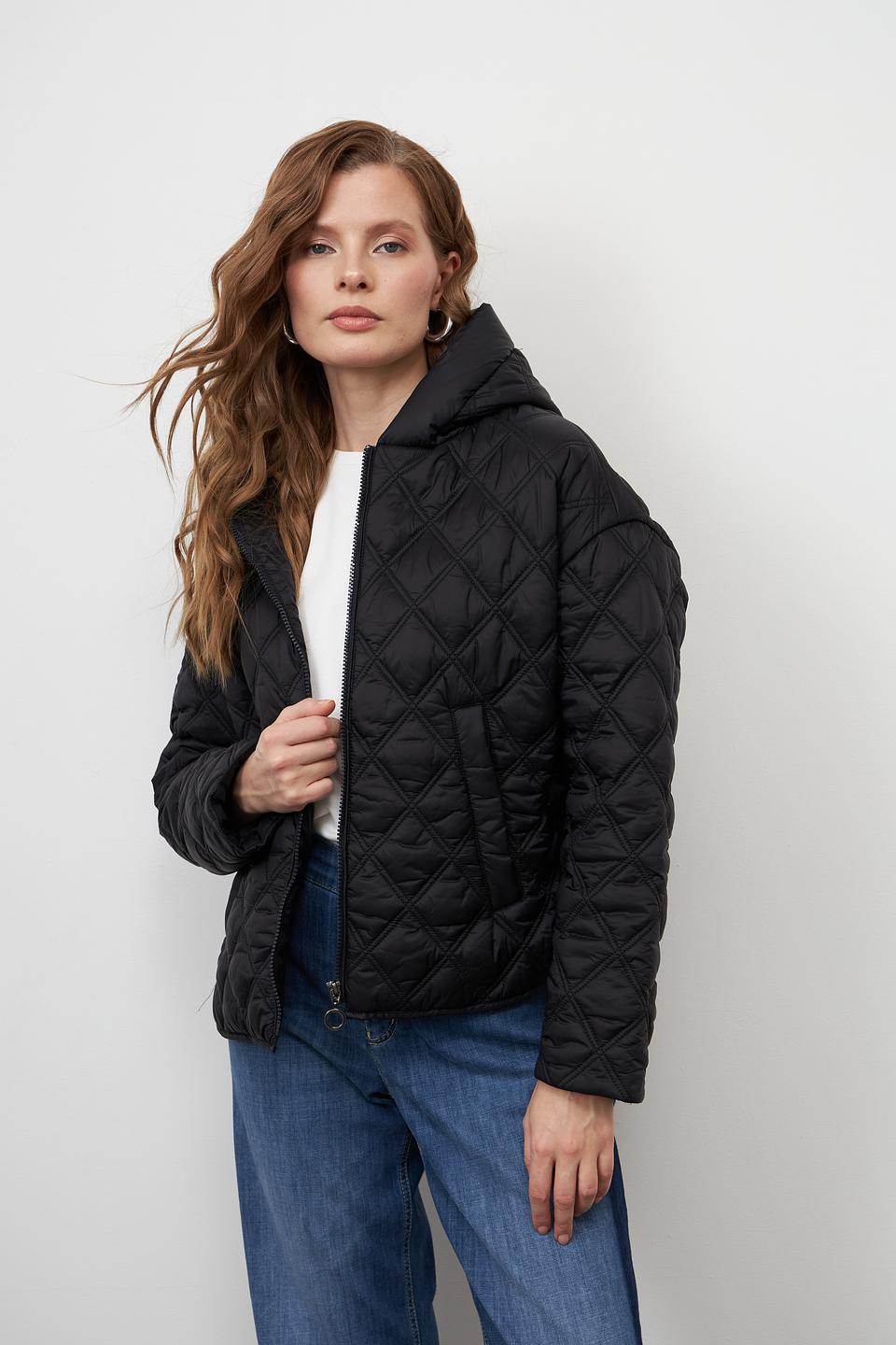 Куртка Pezzo стеганая чёрная