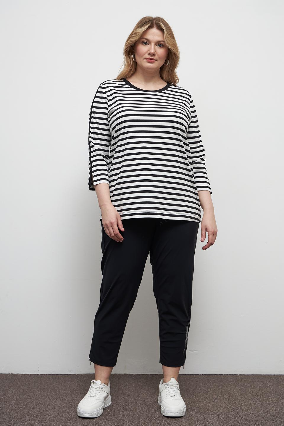 Лонгслив Frapp в полоску