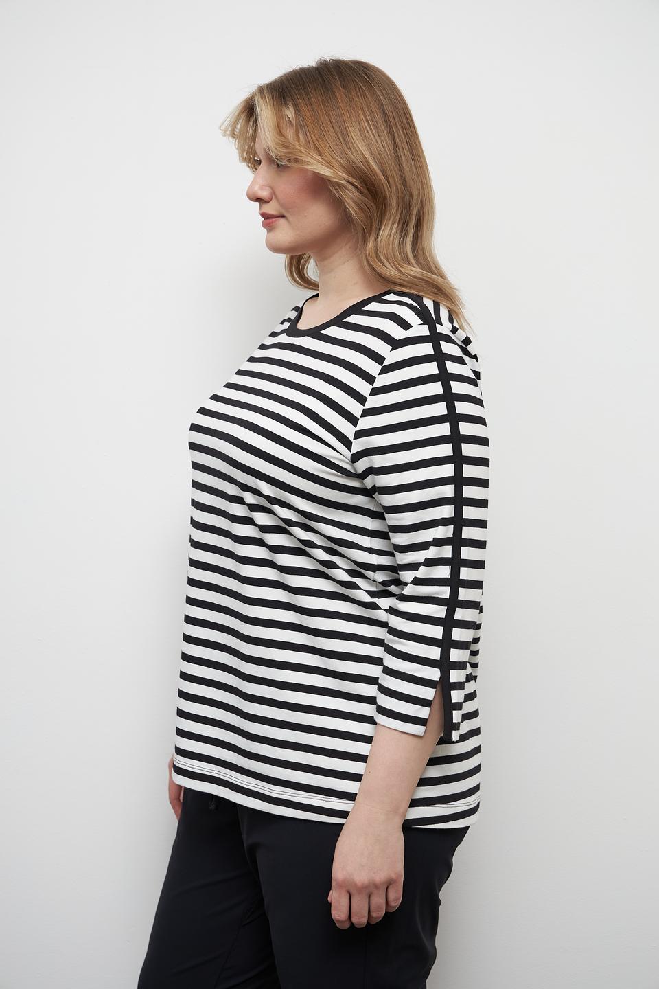 Лонгслив Frapp в полоску