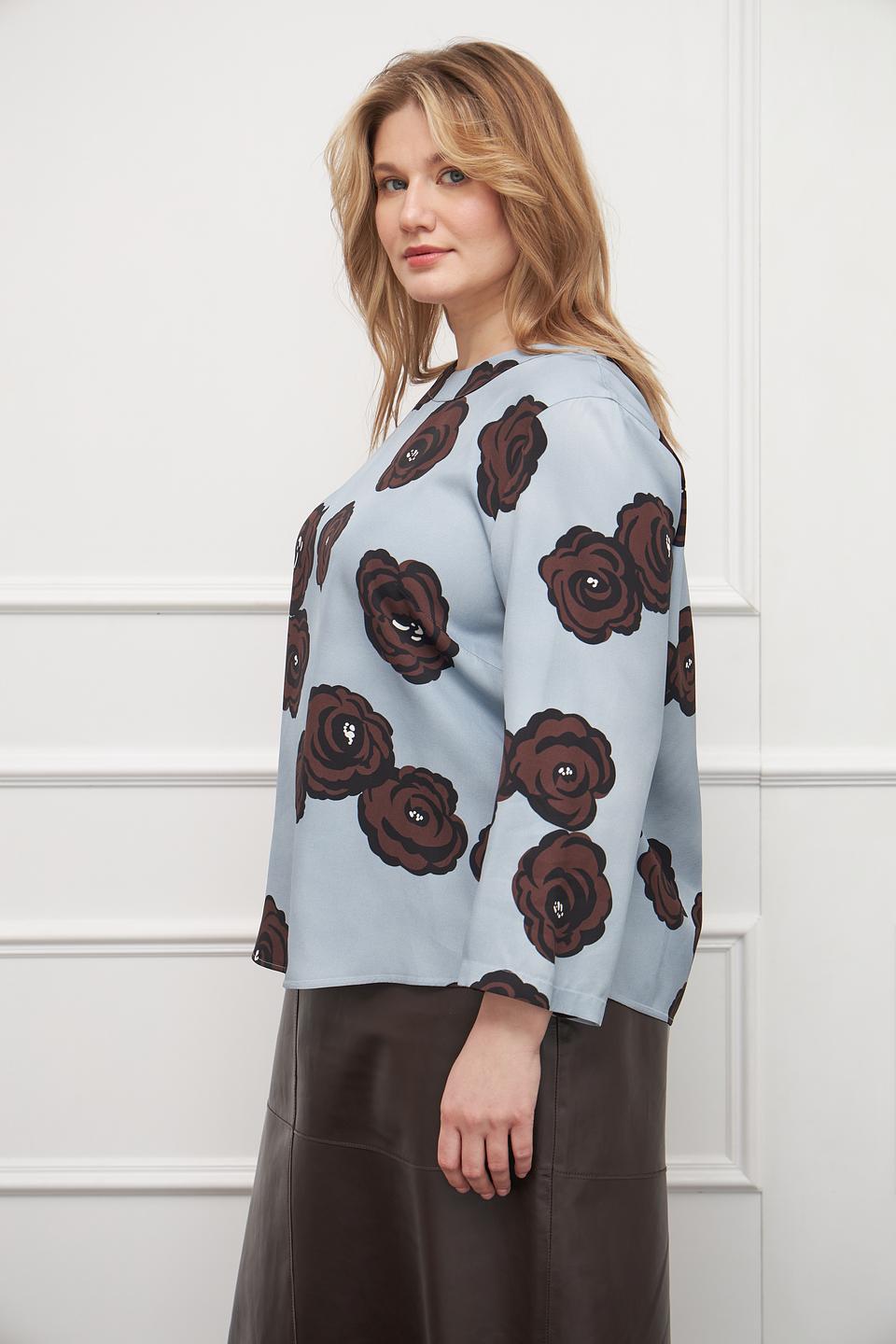Блуза Luisa Cerano с розами