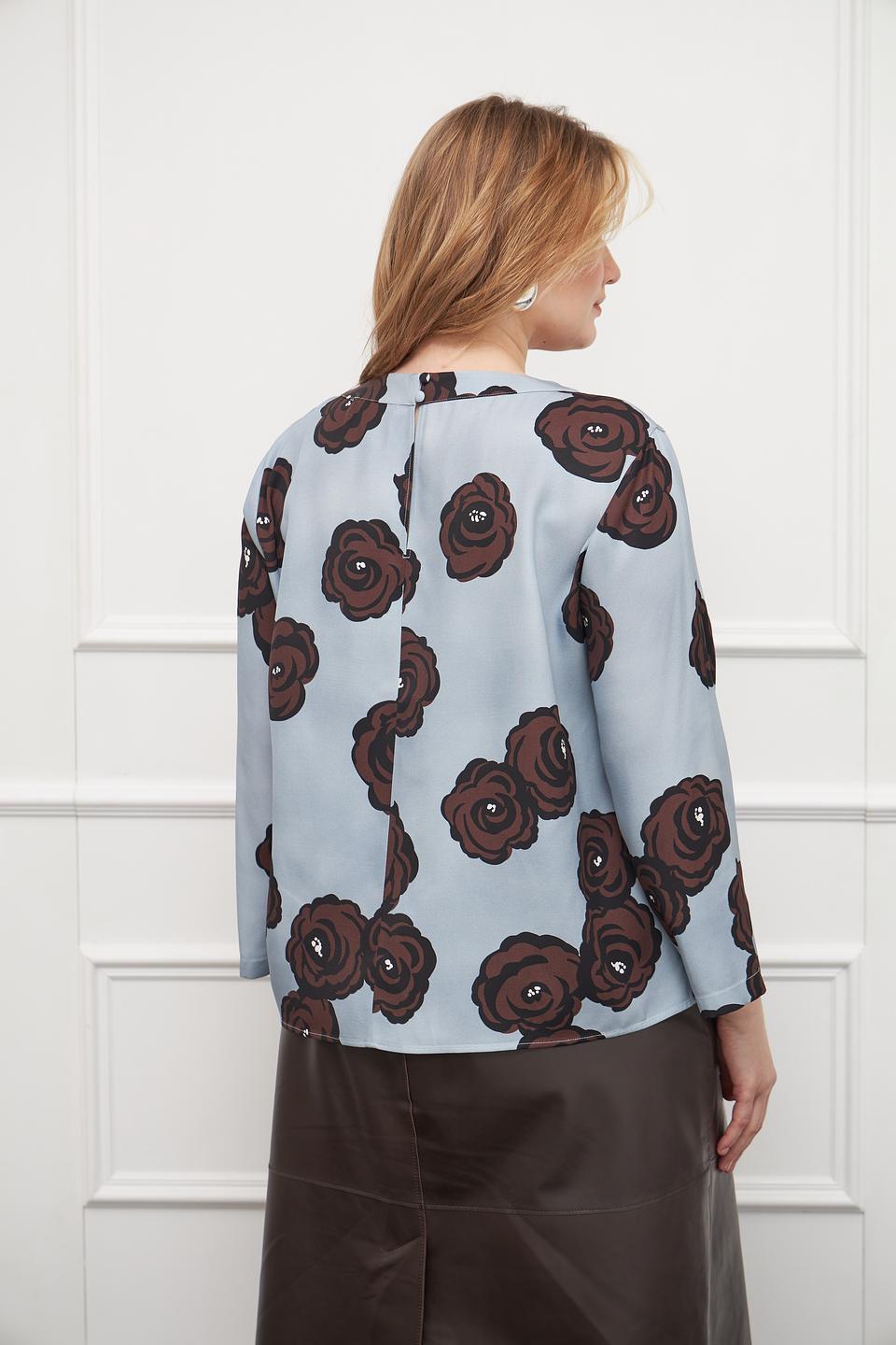 Блуза Luisa Cerano с розами