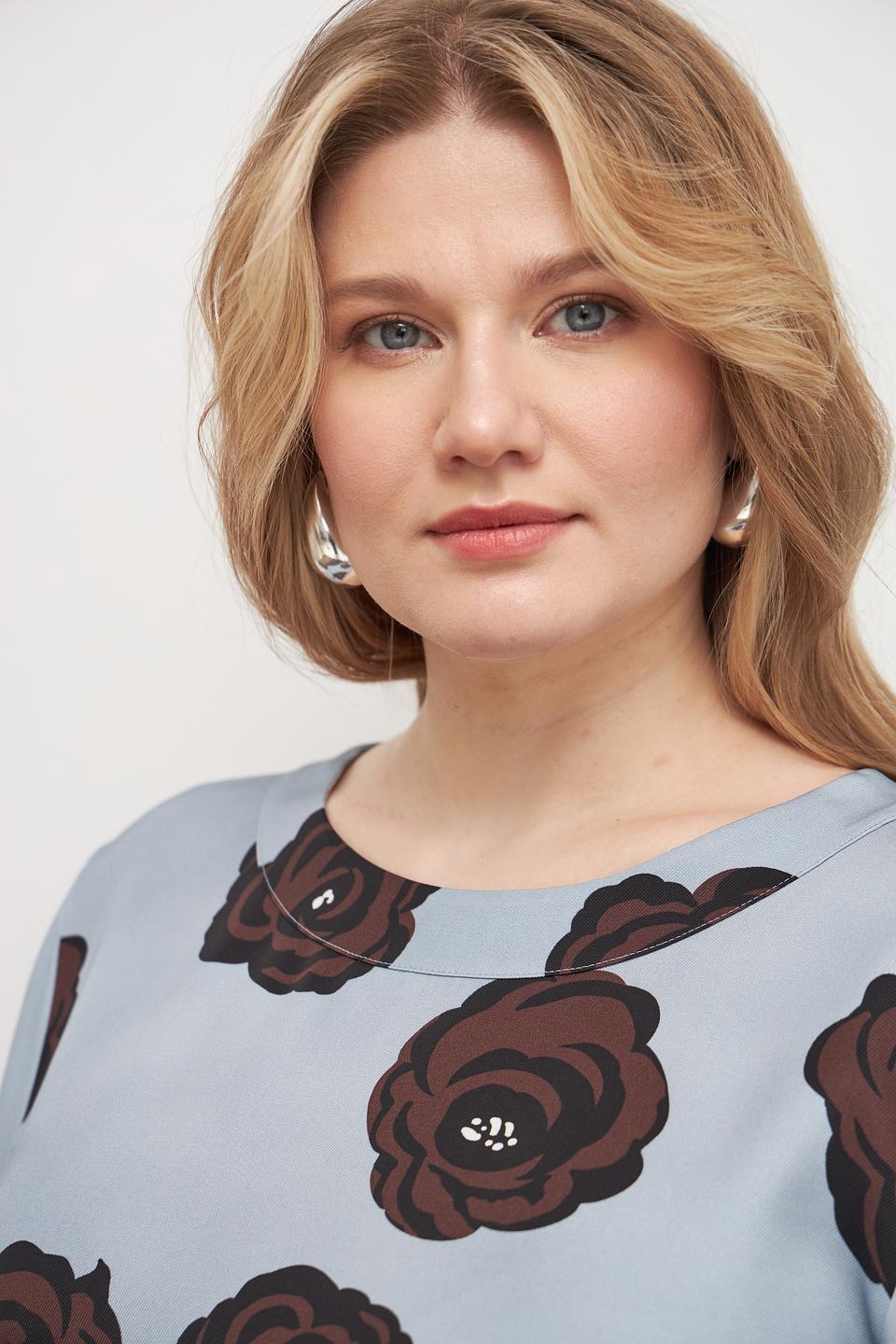 Блуза Luisa Cerano с розами