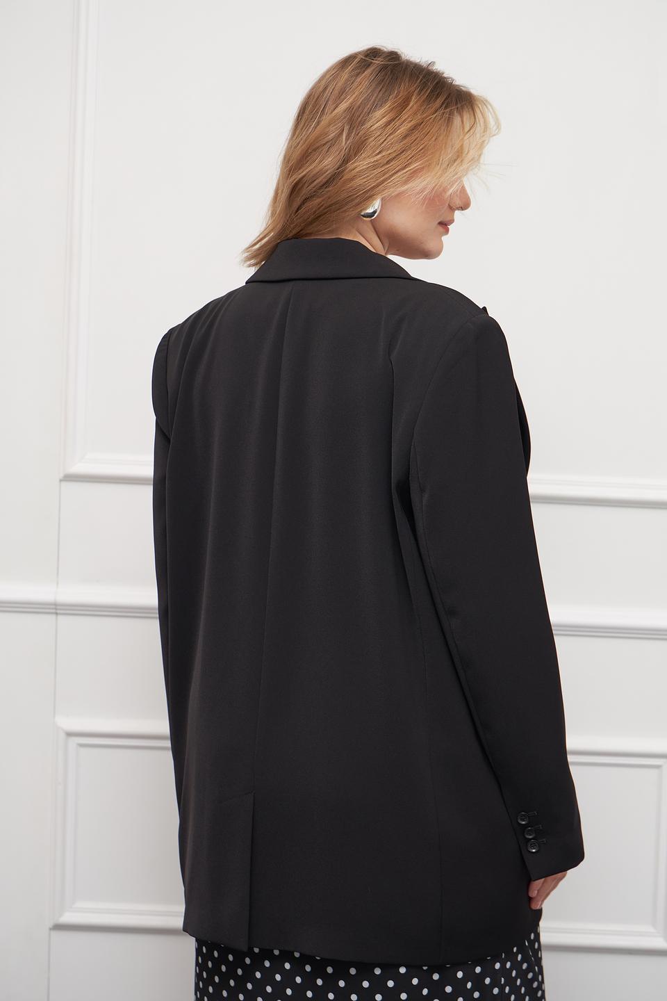 Жакет Marc Aurel чёрный оверсайз