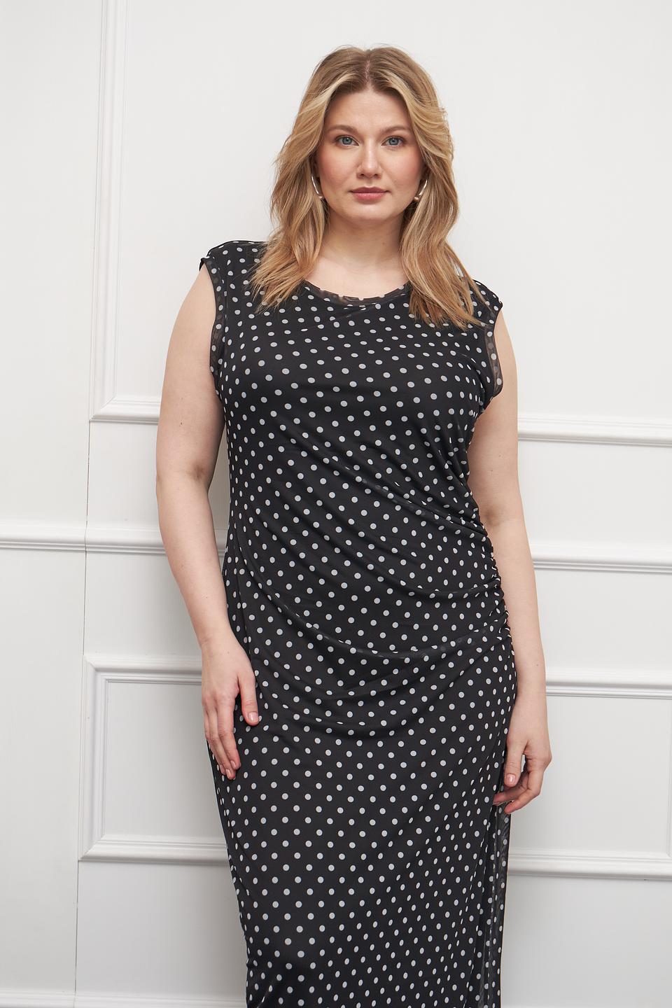 Платье Marc Aurel в горошек