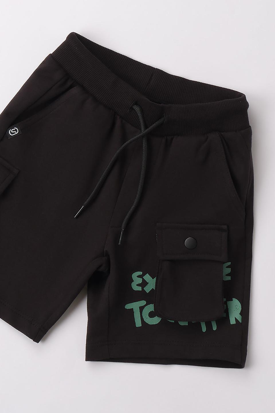 Шорты Sarabanda чёрные с карманом