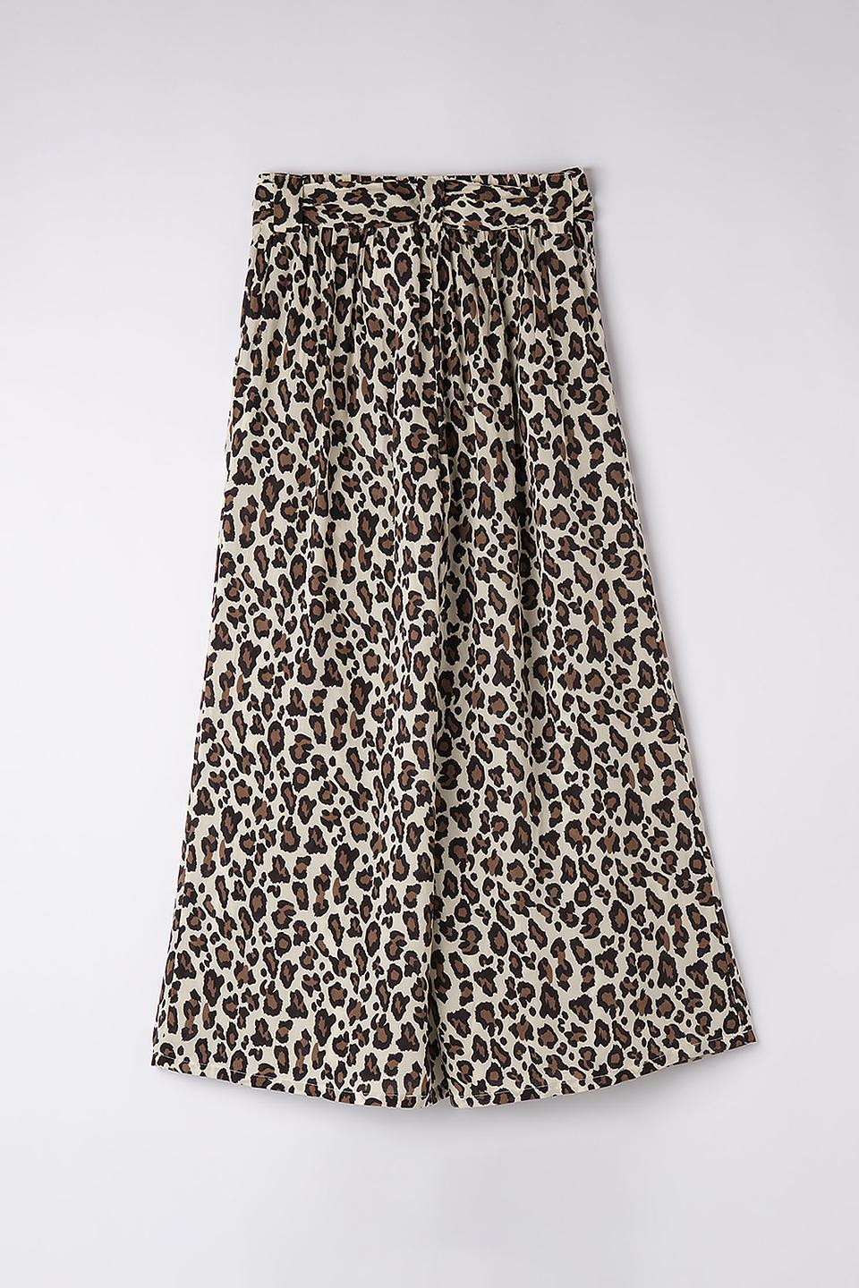 Брюки Sarabanda дев. с леопардовым принтом