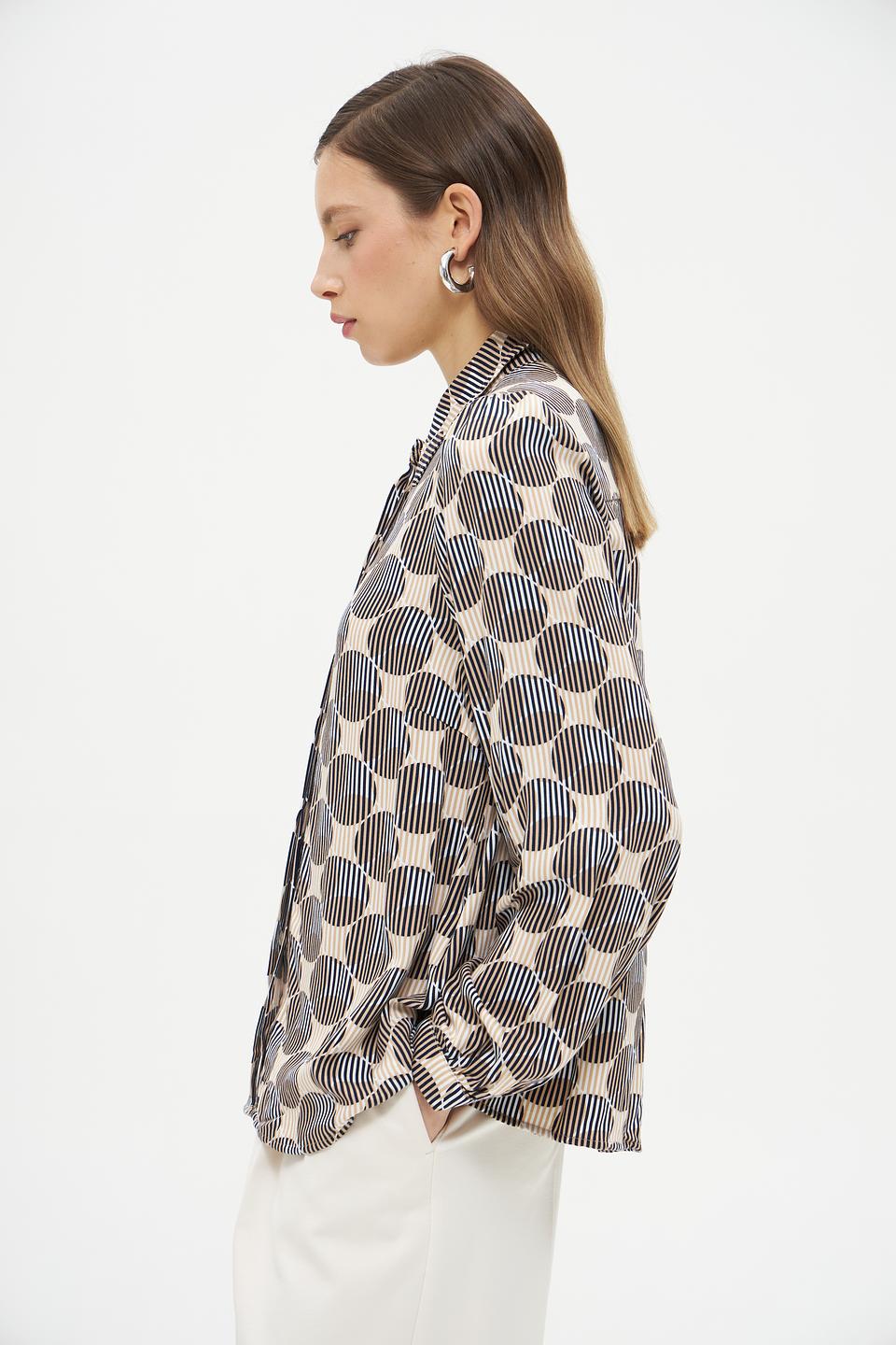 Блузка More and More с геометрическим принтом