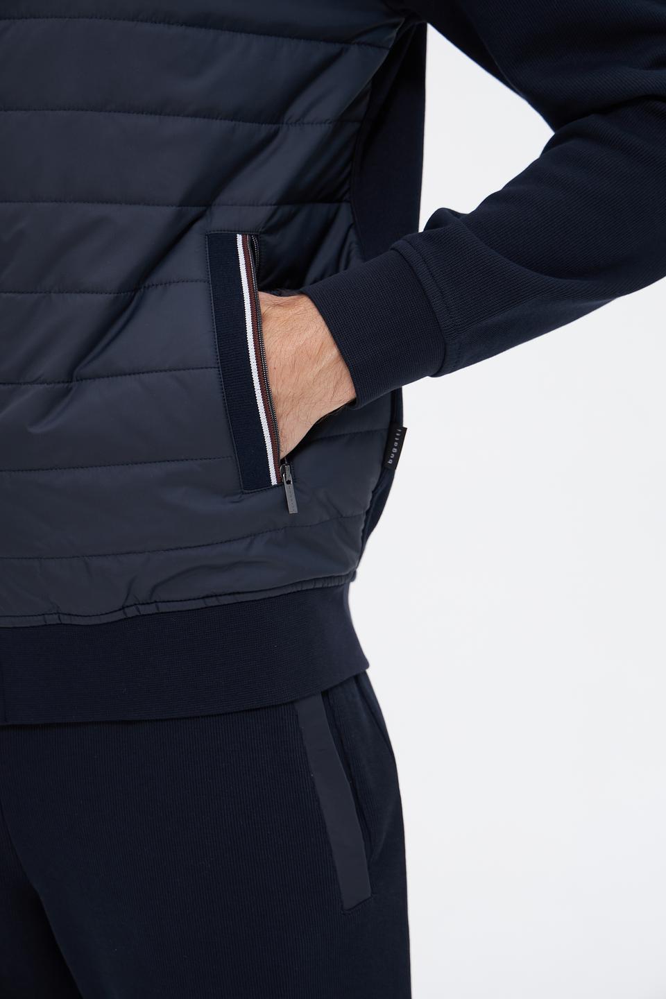 Кардиган Bugatti стеганый синий