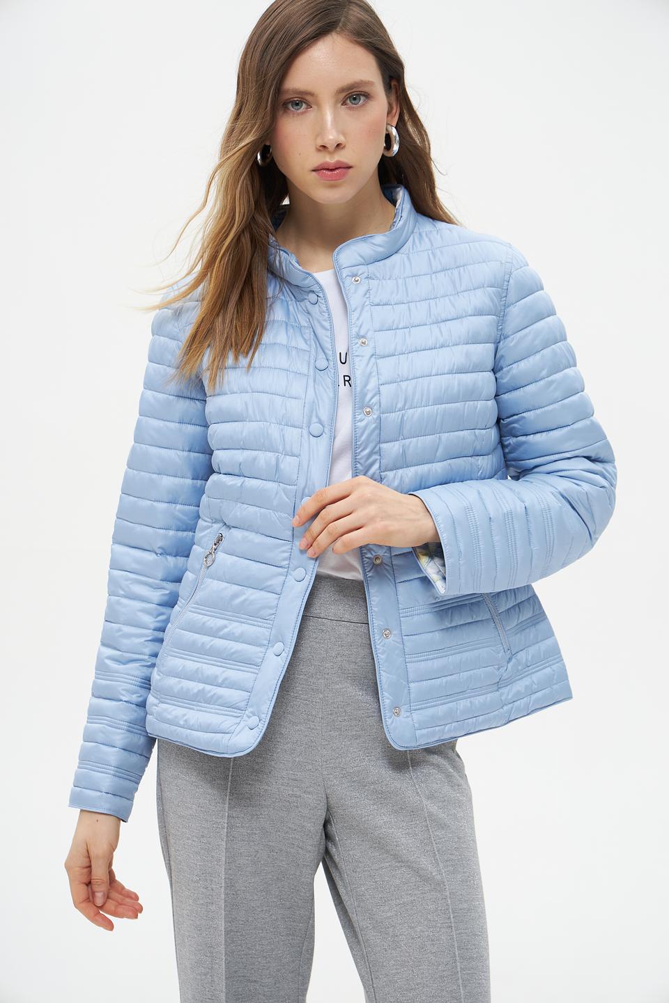 Куртка Lebek стеганая голубая