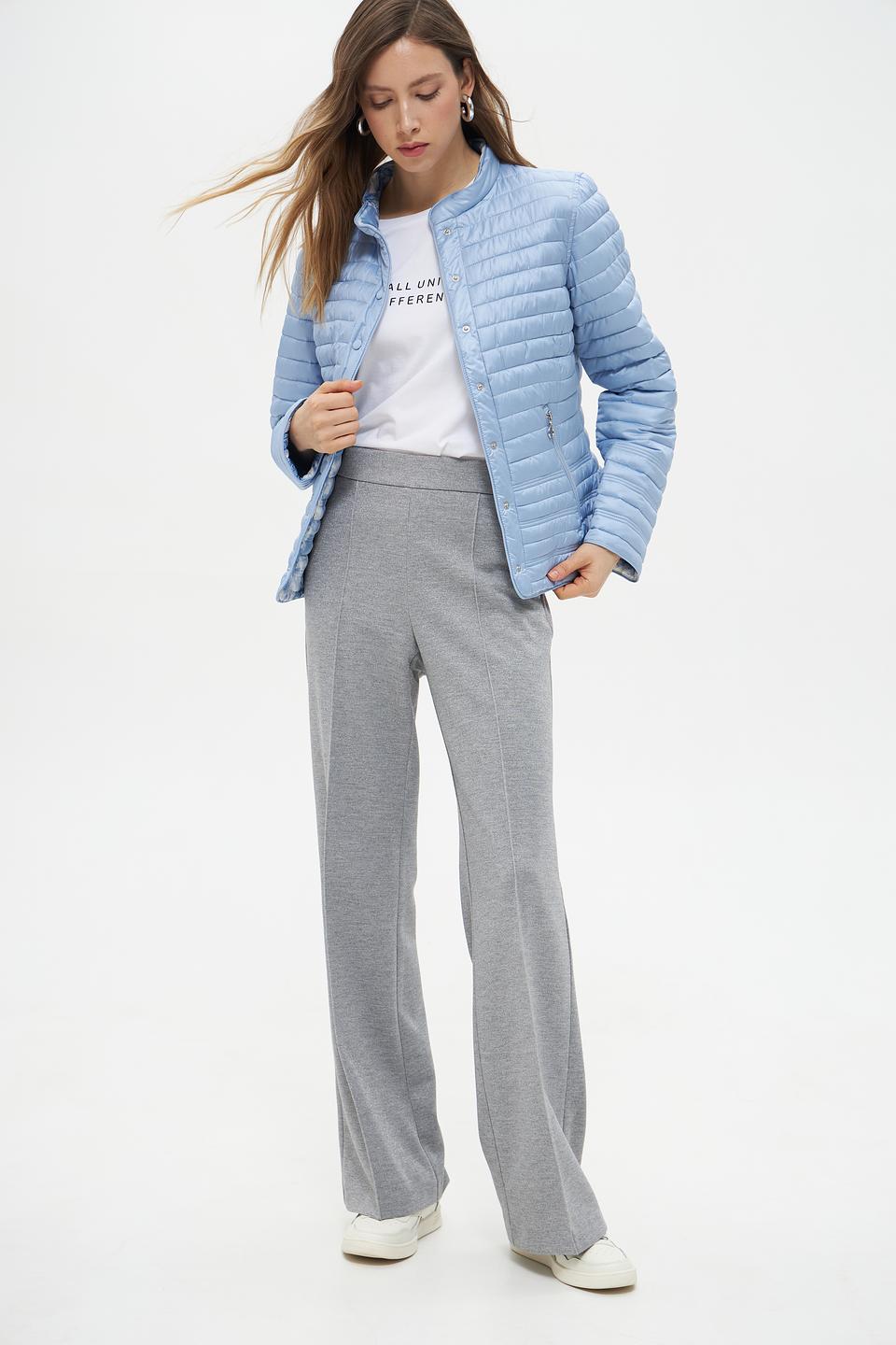 Куртка Lebek стеганая голубая