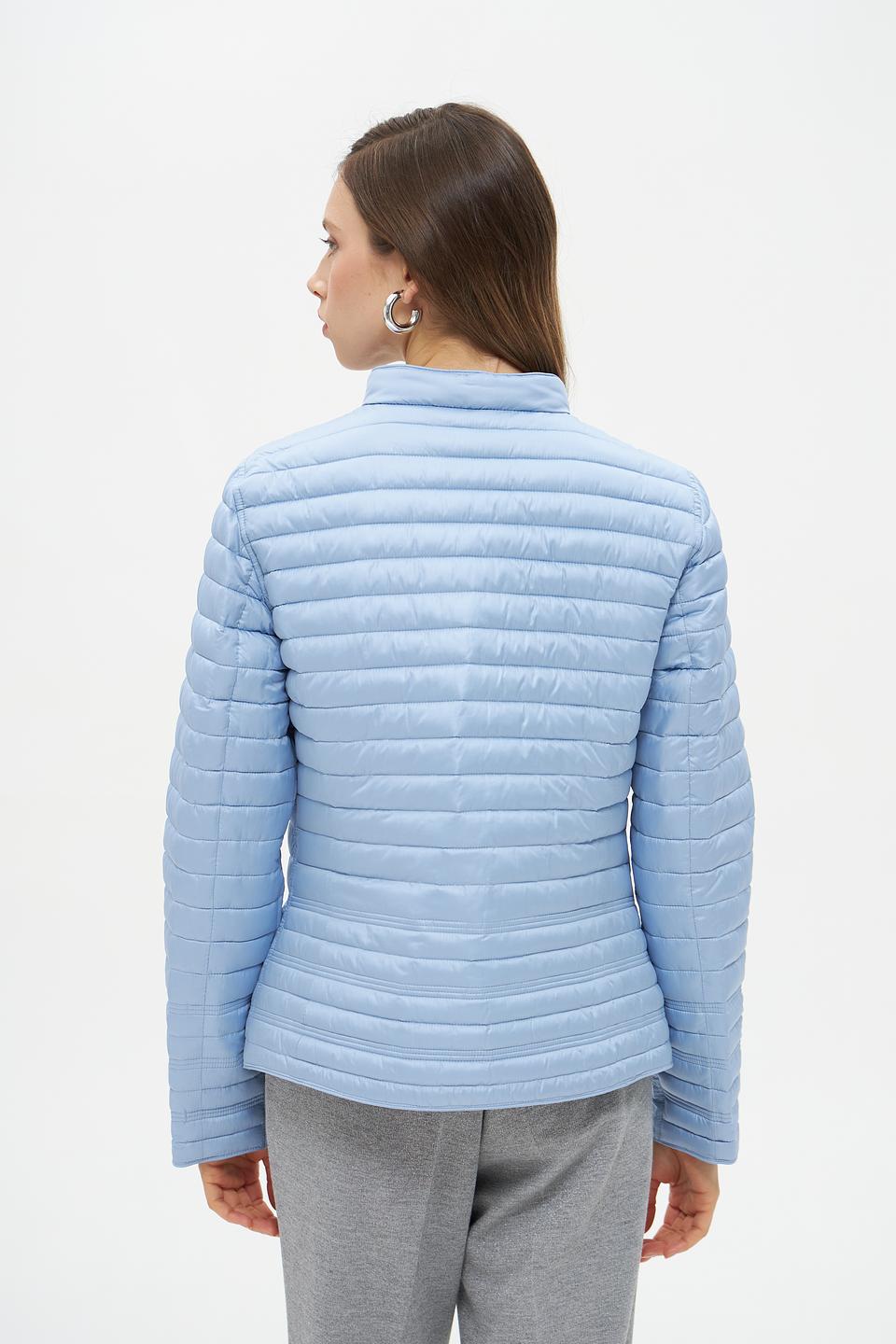 Куртка Lebek стеганая голубая
