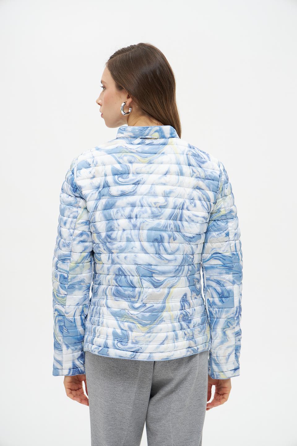 Куртка Lebek стеганая голубая