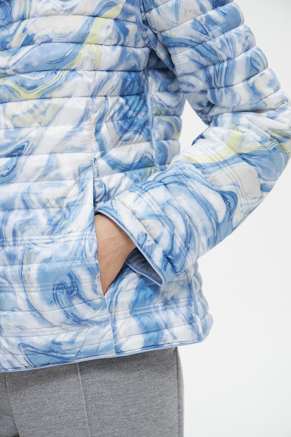 Куртка Lebek стеганая голубая