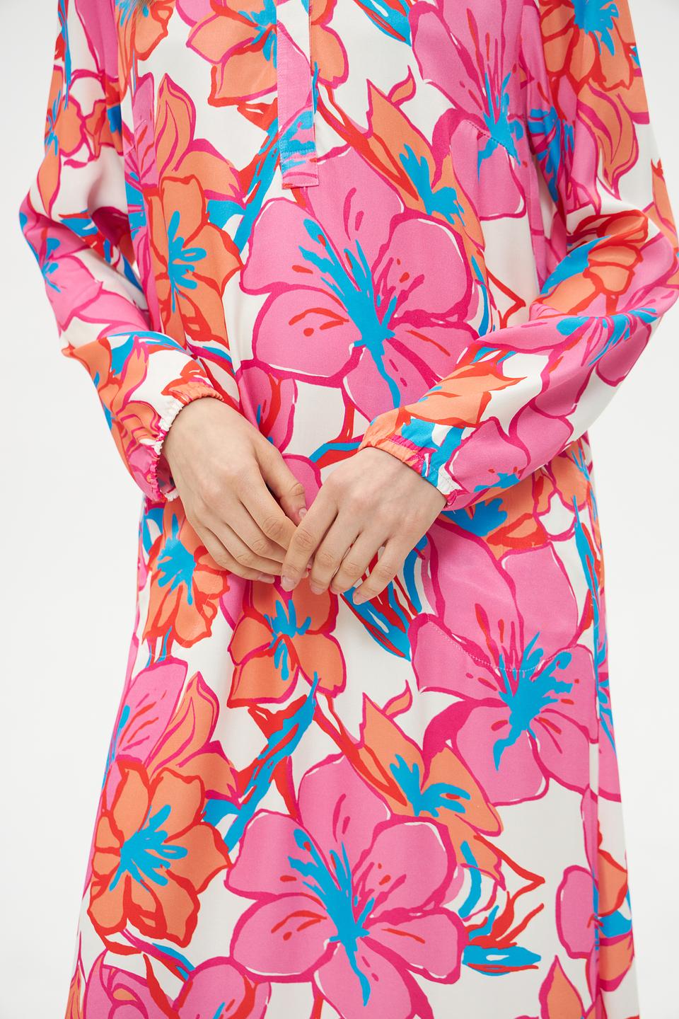 Платье Lecomte с цветочным принтом