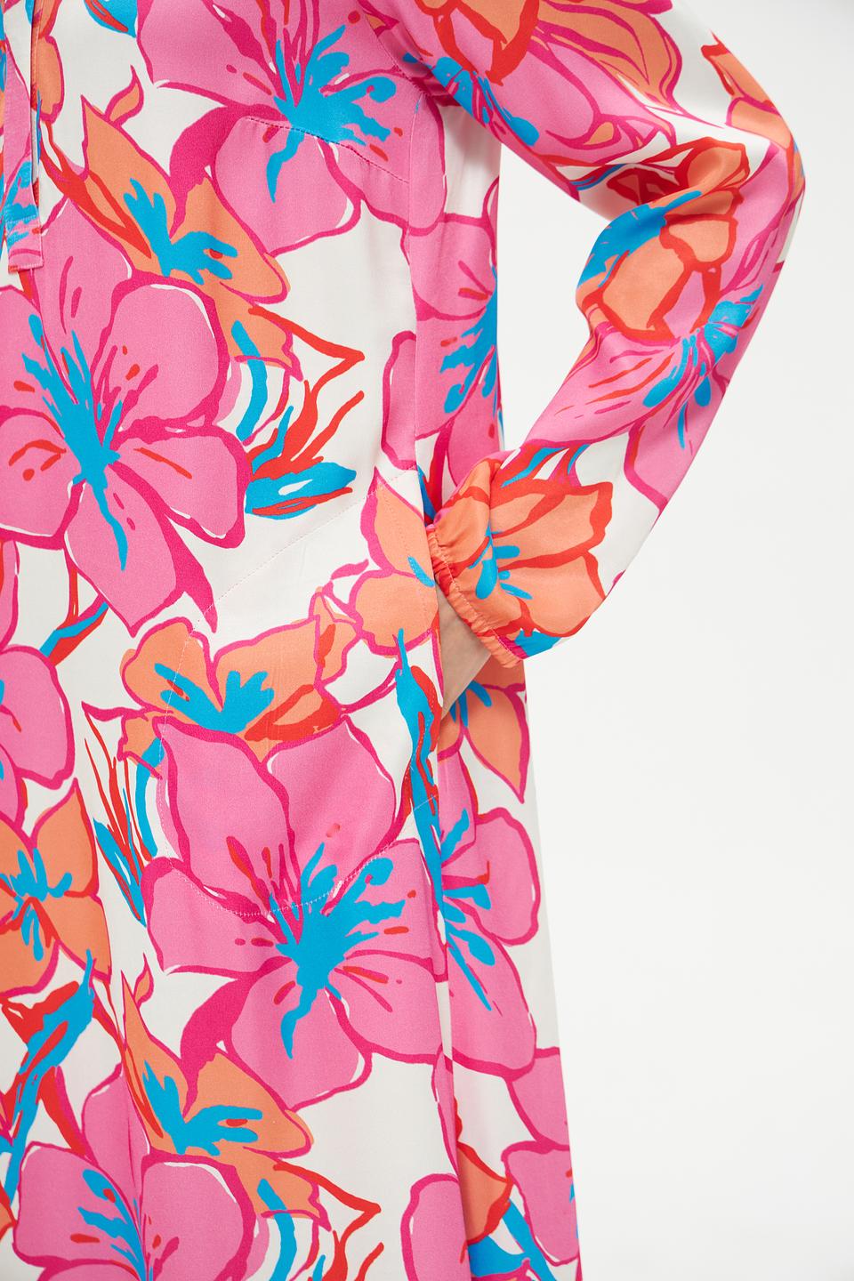 Платье Lecomte с цветочным принтом