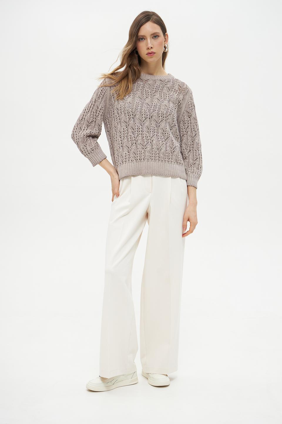 Пуловер Monari светло-бежевый