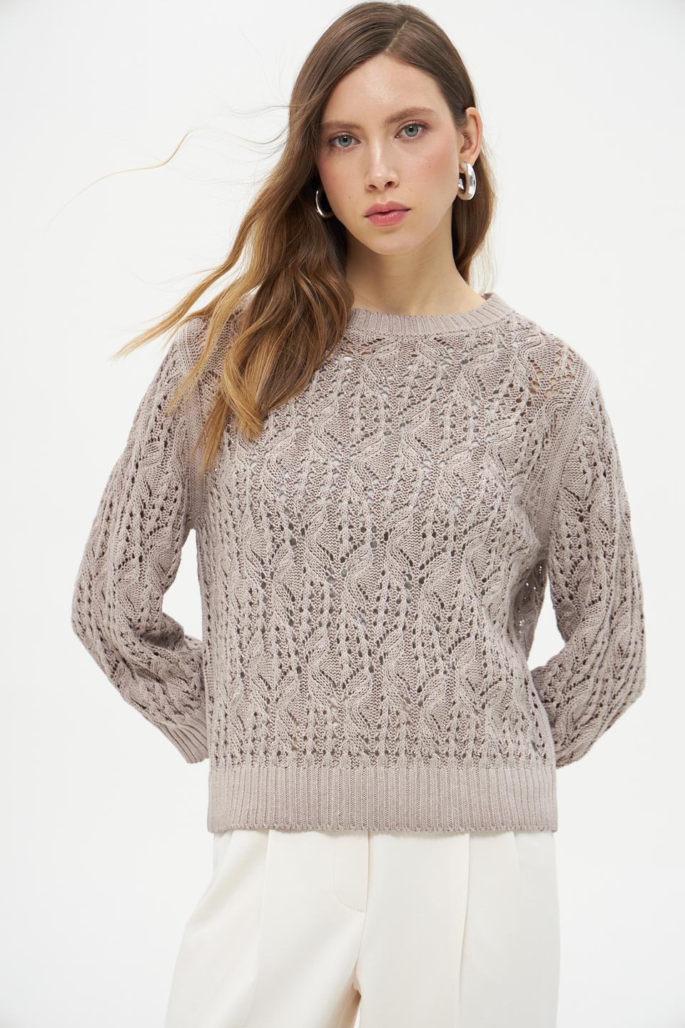 Пуловер Monari светло-бежевый