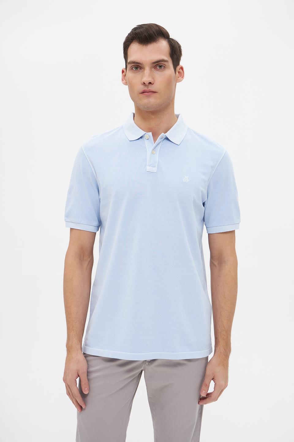 Поло Marc O Polo голубое