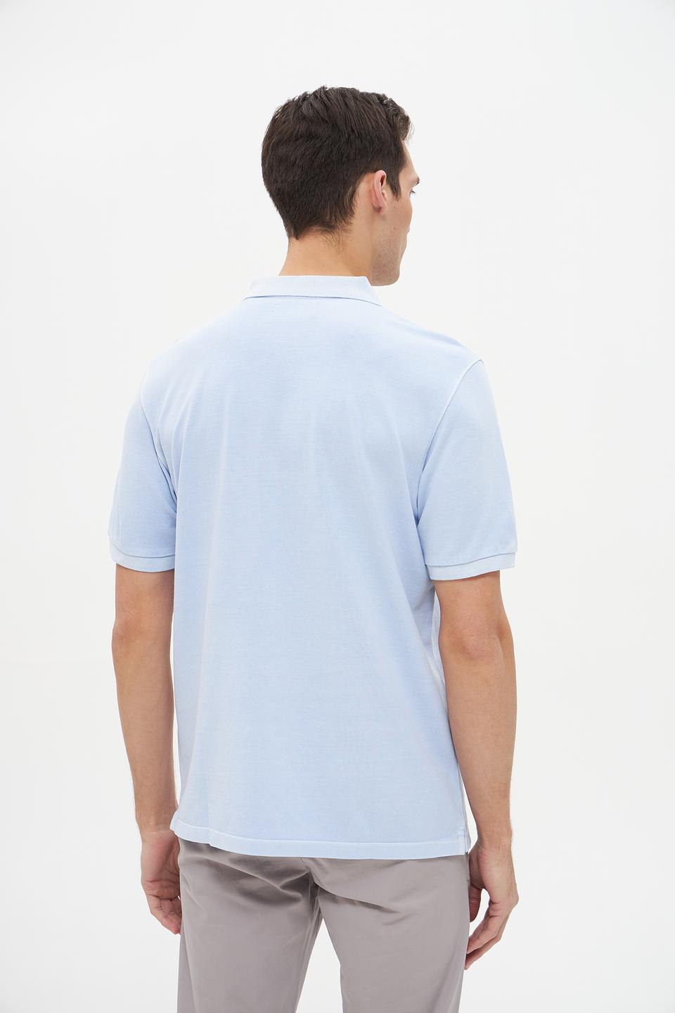 Поло Marc O Polo голубое