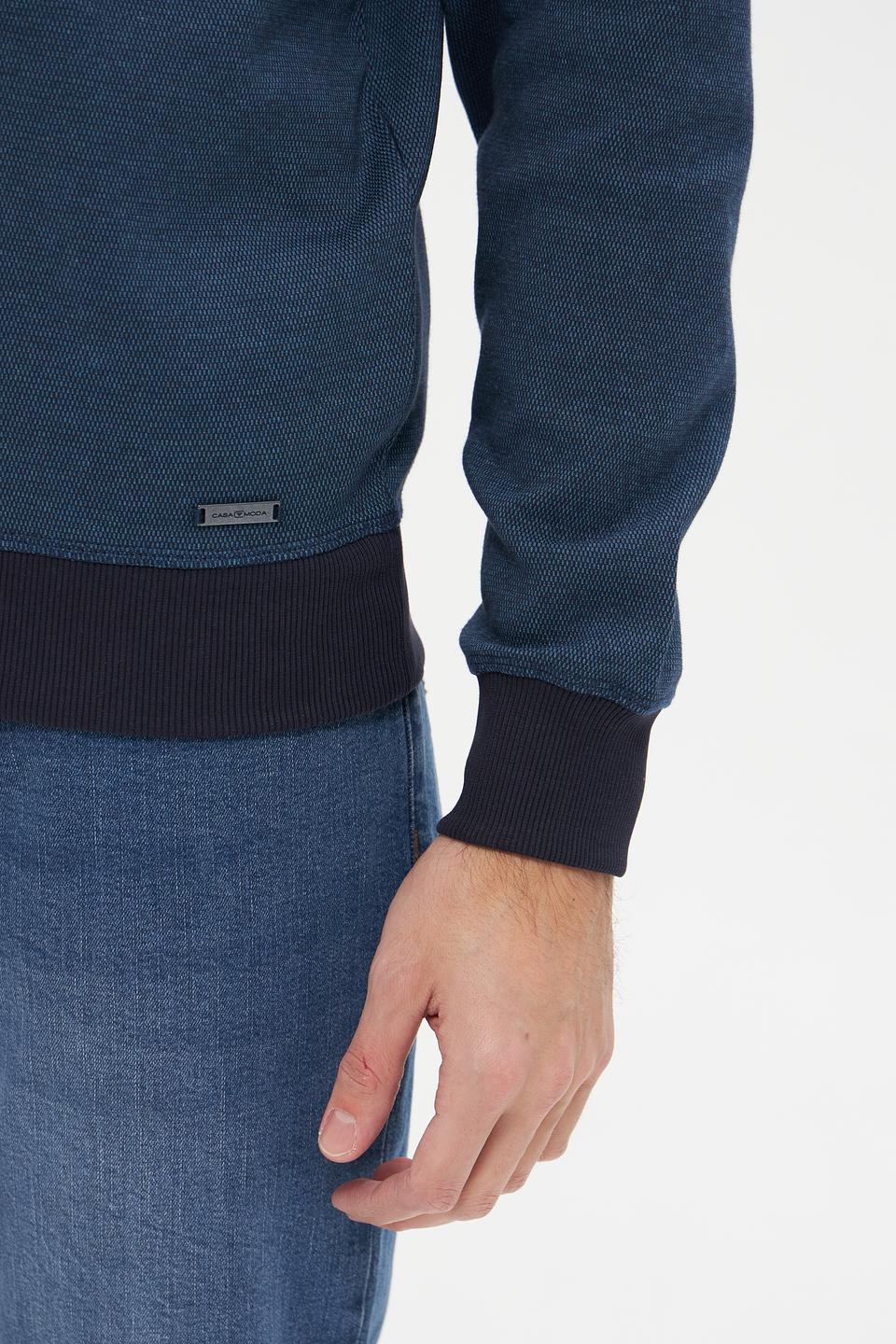 Джемпер Casa Moda с молнией синий