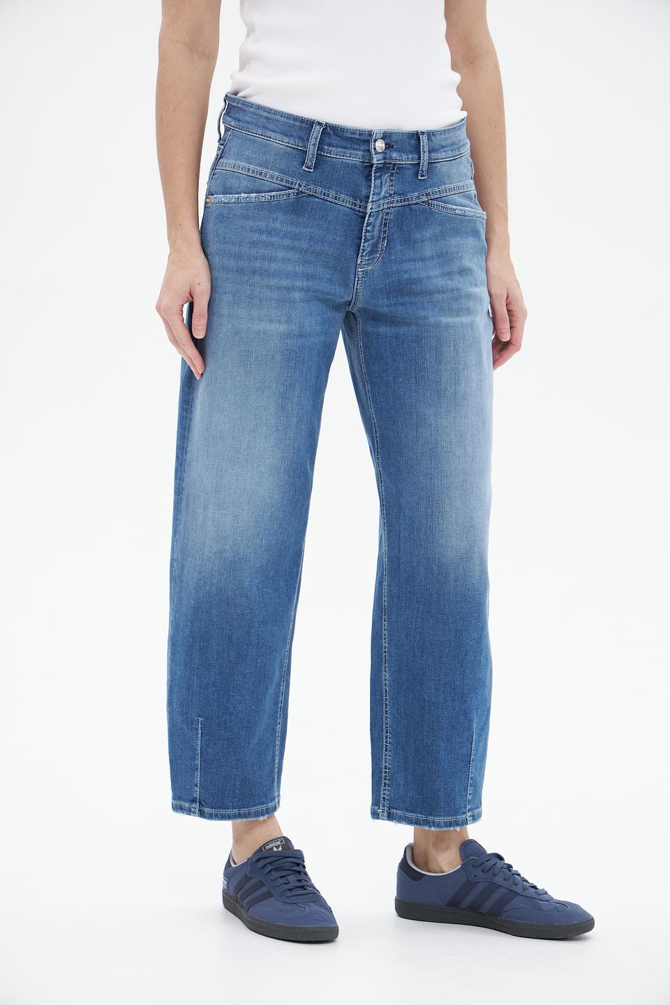 Джинсы Cambio широкие голубые