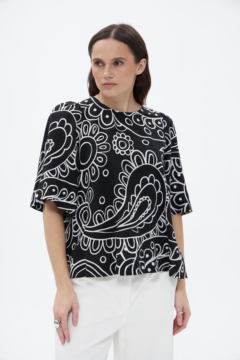 Блузка Seidensticker с принтом