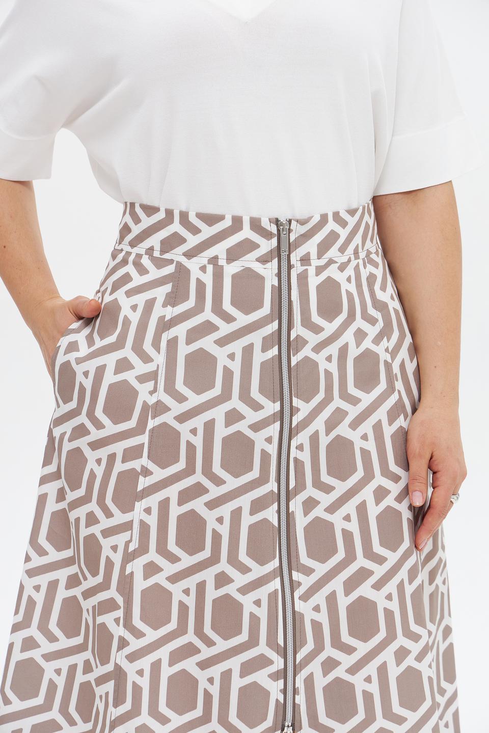 Юбка Tuzzi с геометрическим принтом