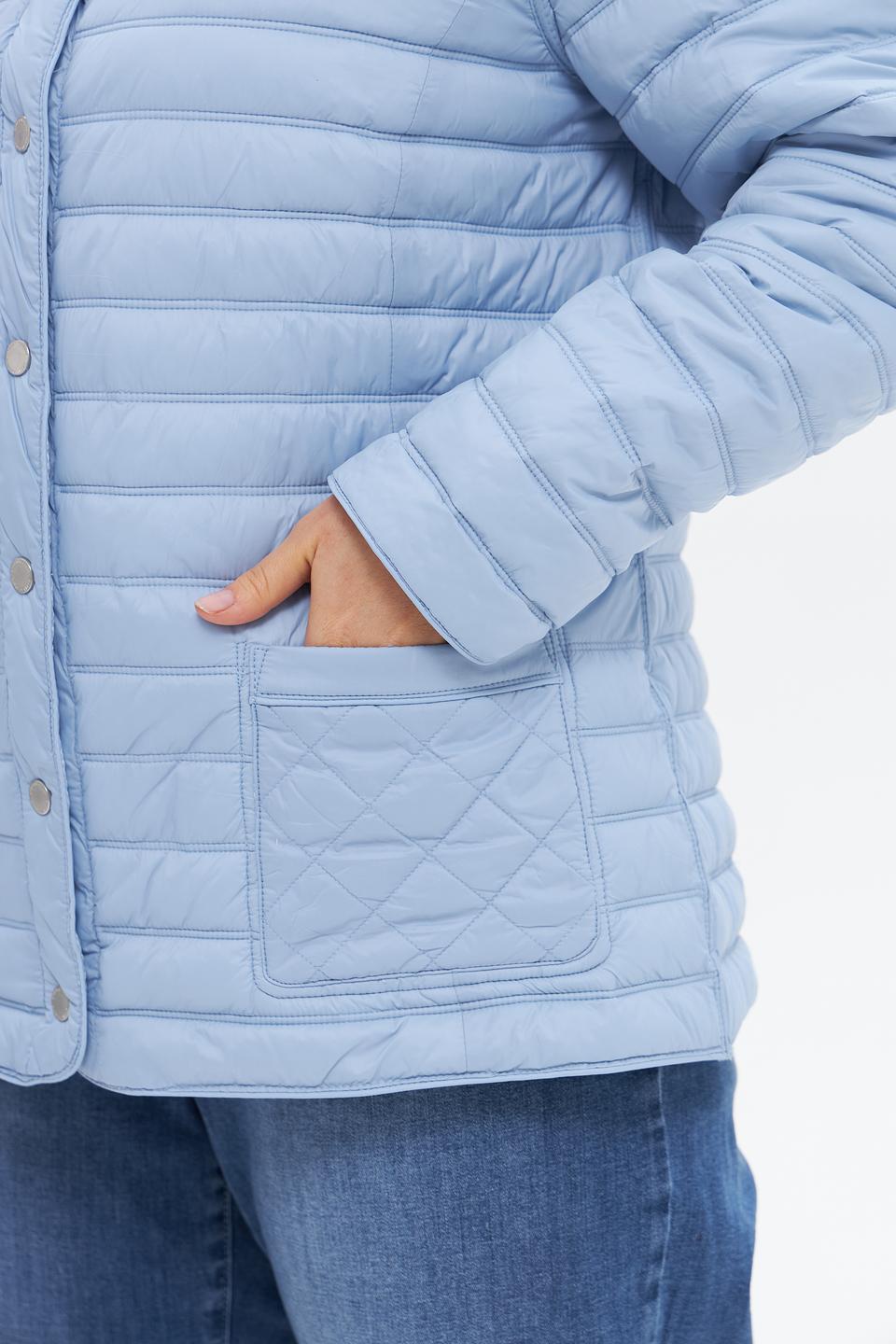 Куртка Lebek стеганая голубая