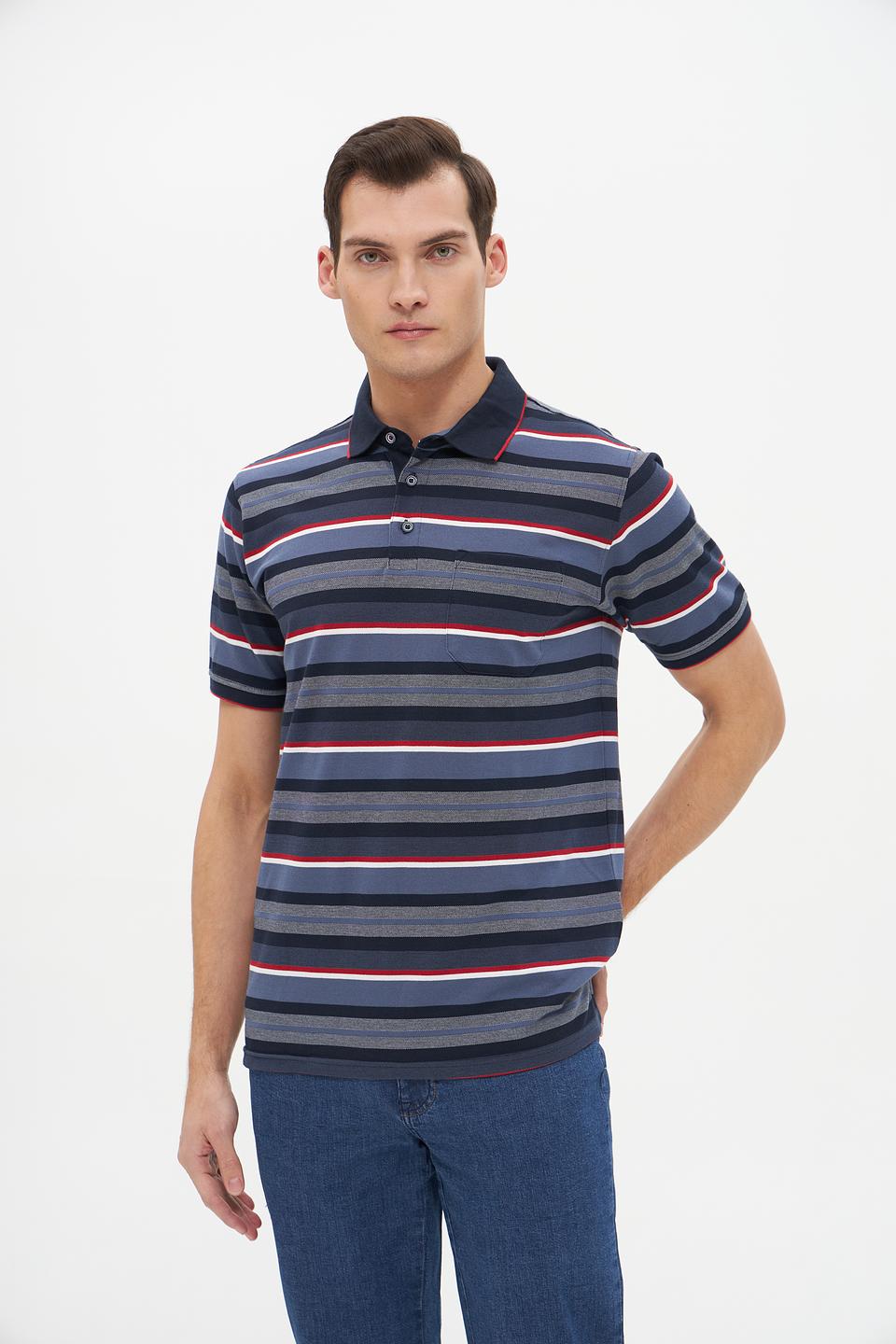 Поло Casa Moda в полоску