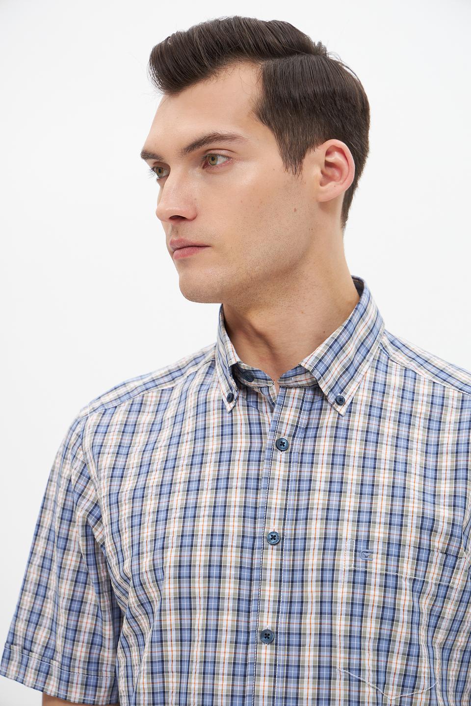 Рубашка кр Casa Moda в клетку