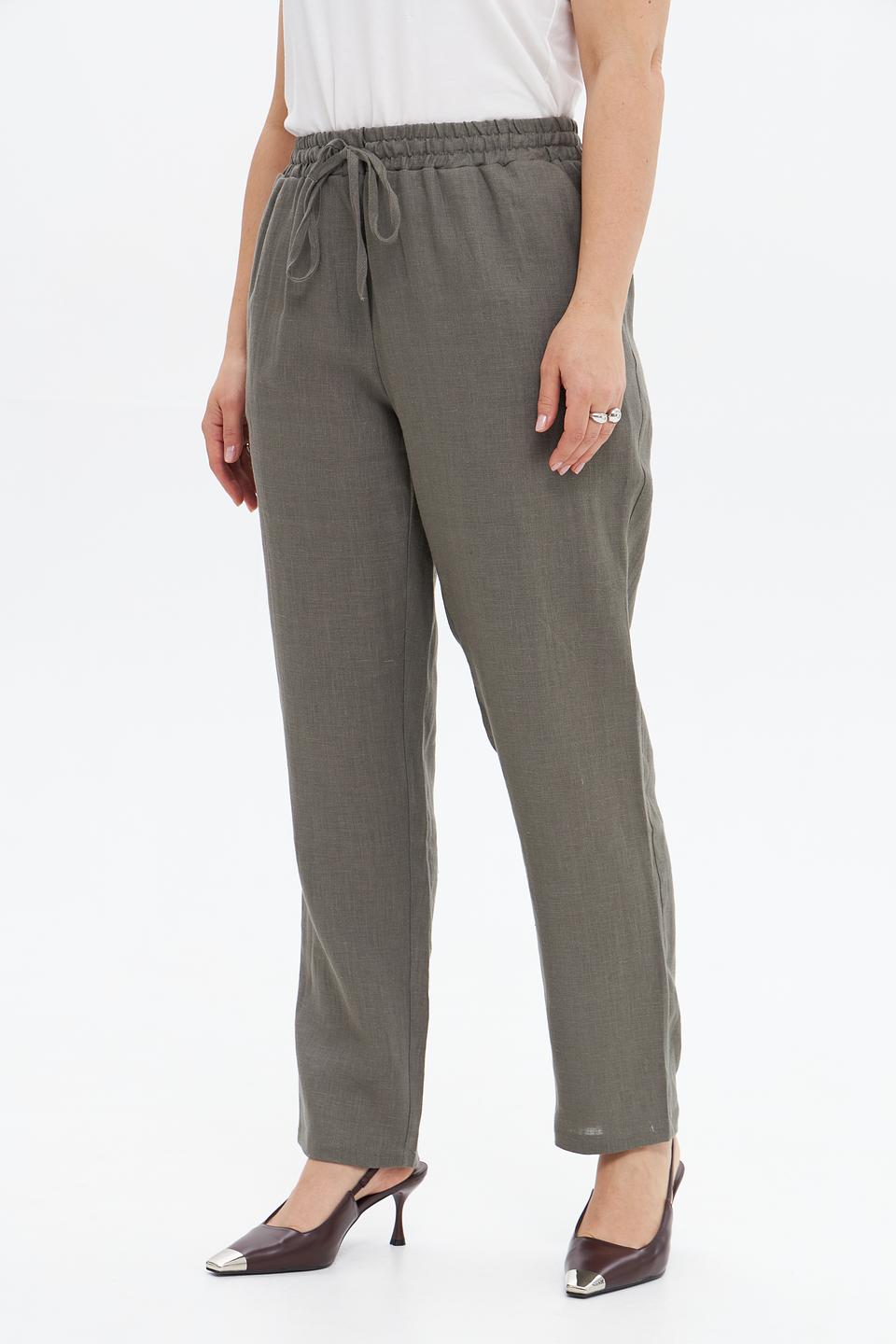 Брюки Electra style хаки с завязками