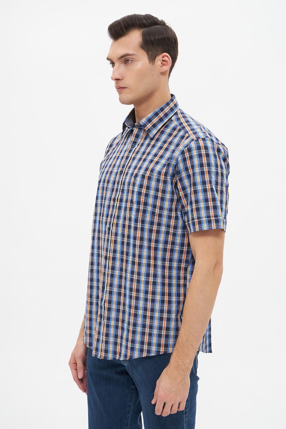 Рубашка кр-рукав Casa Moda в клетку