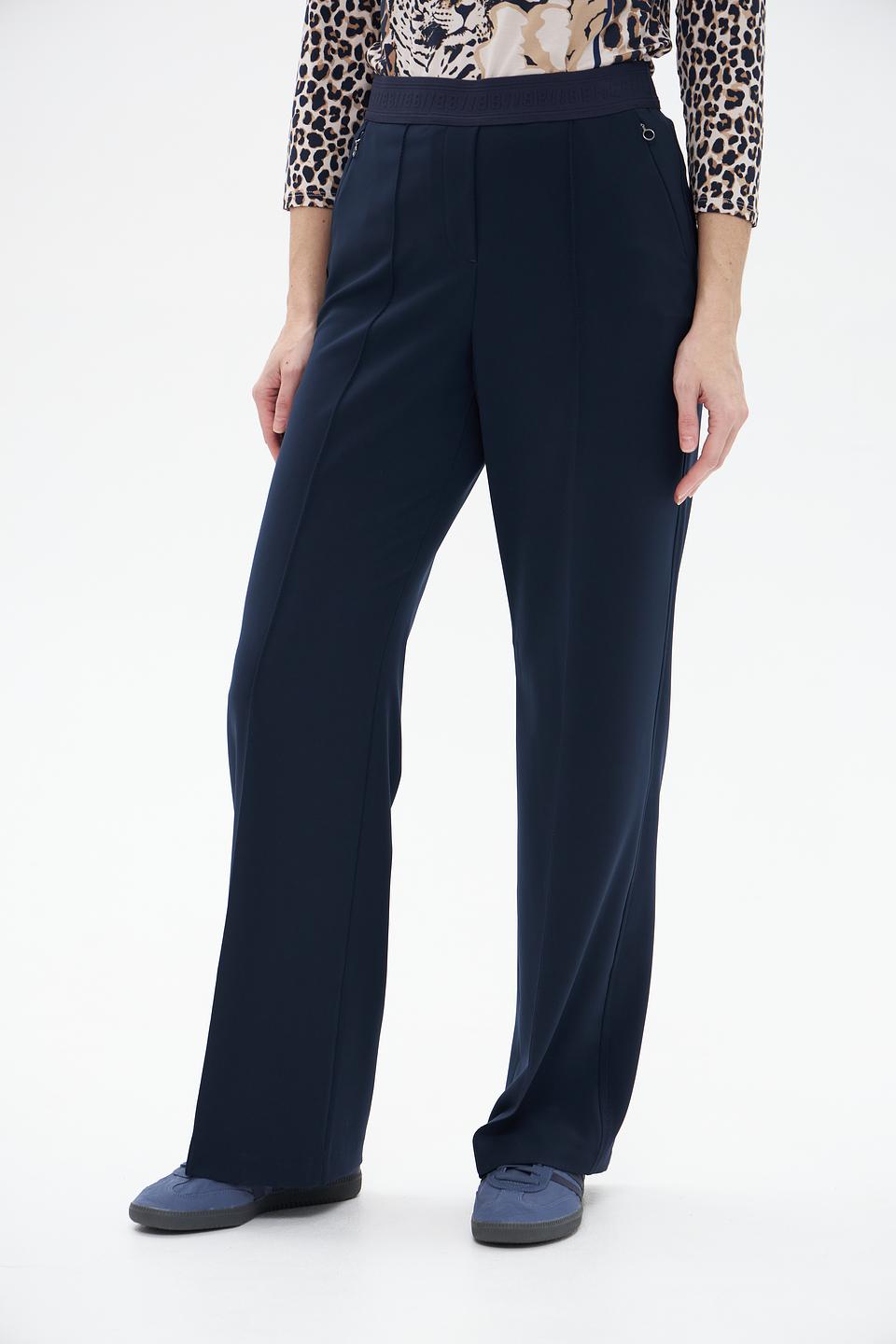 Брюки классические Bianca темно-синие